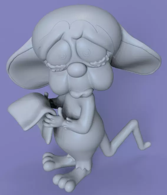 THE BRAIN FROM PINKY AND THE BRAIN CHRISTMAS SPECIAL 3D print model_10