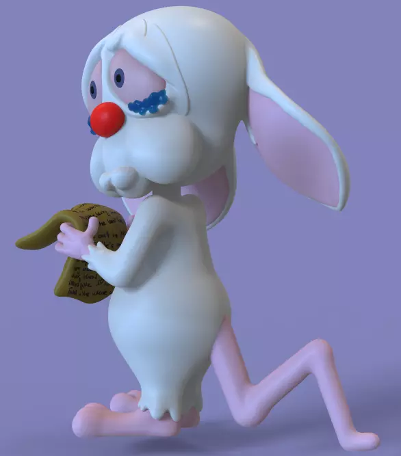 THE BRAIN FROM PINKY AND THE BRAIN CHRISTMAS SPECIAL 3D print model_1
