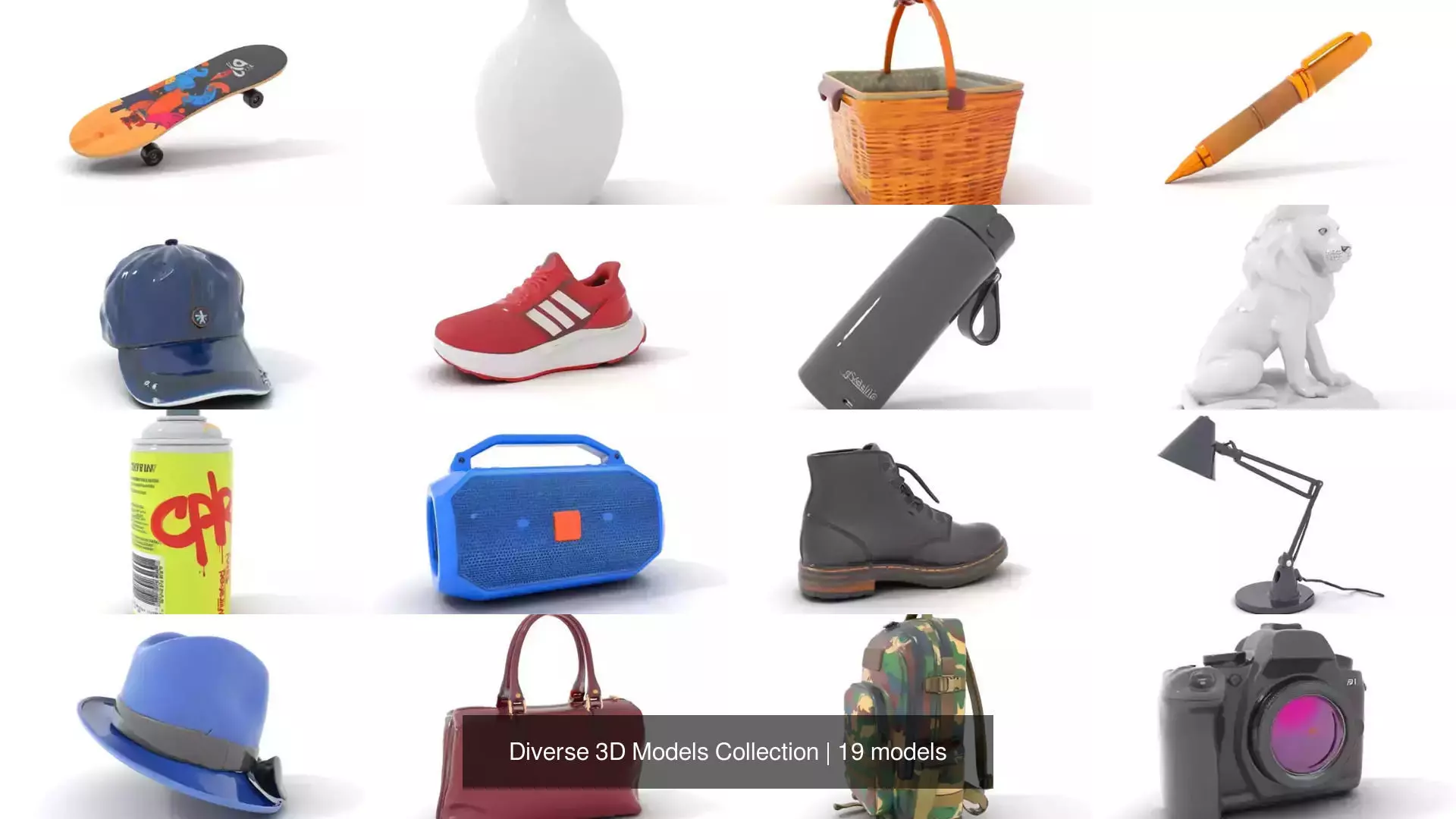 Diverse 3D Models Collection _0