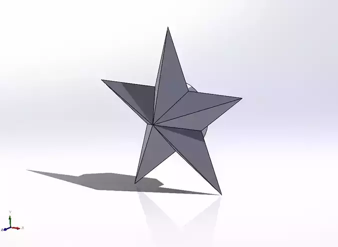 Five point Star pin