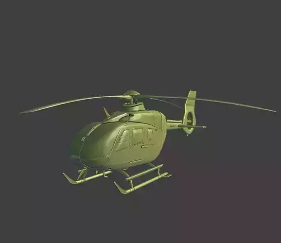 Airbus H135 helicopter ready for 3D printing