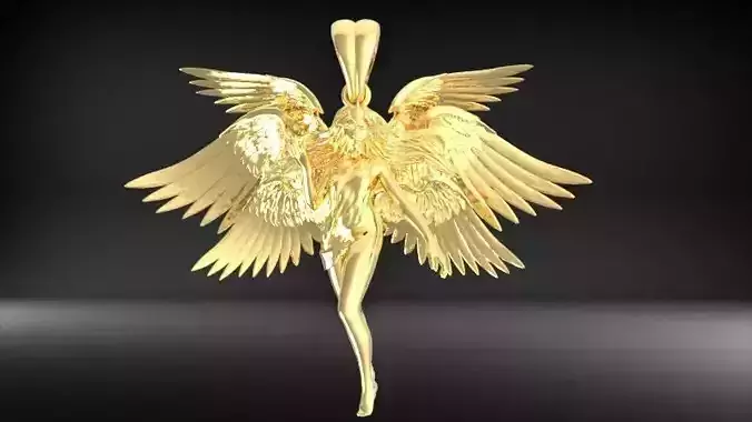 angel pendant wings