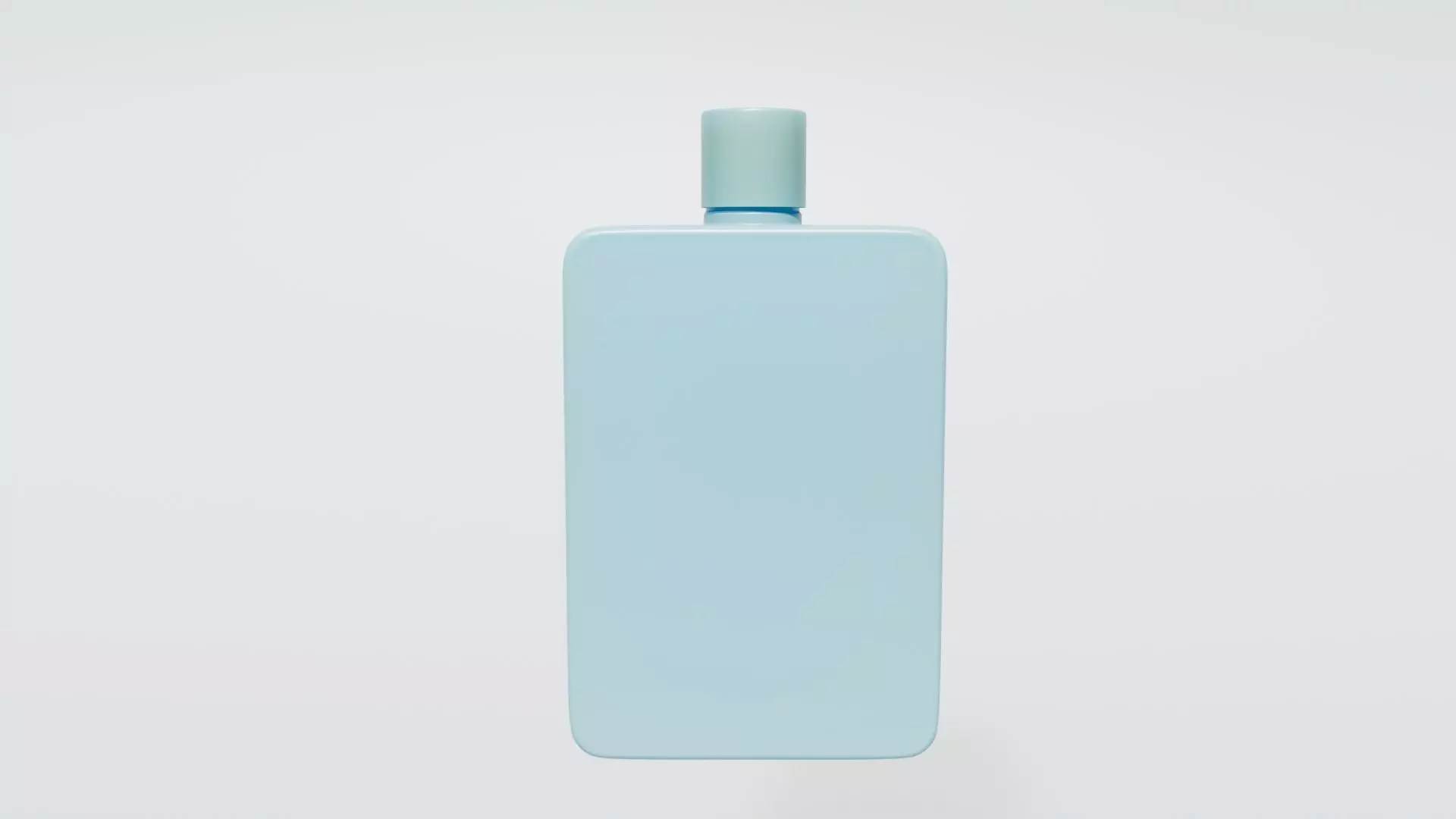 Square Bottle Low-poly 3D model_3