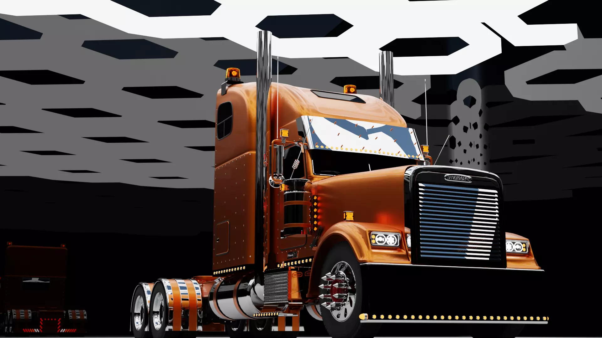 Freightliner Classic XL 3D model 3D model