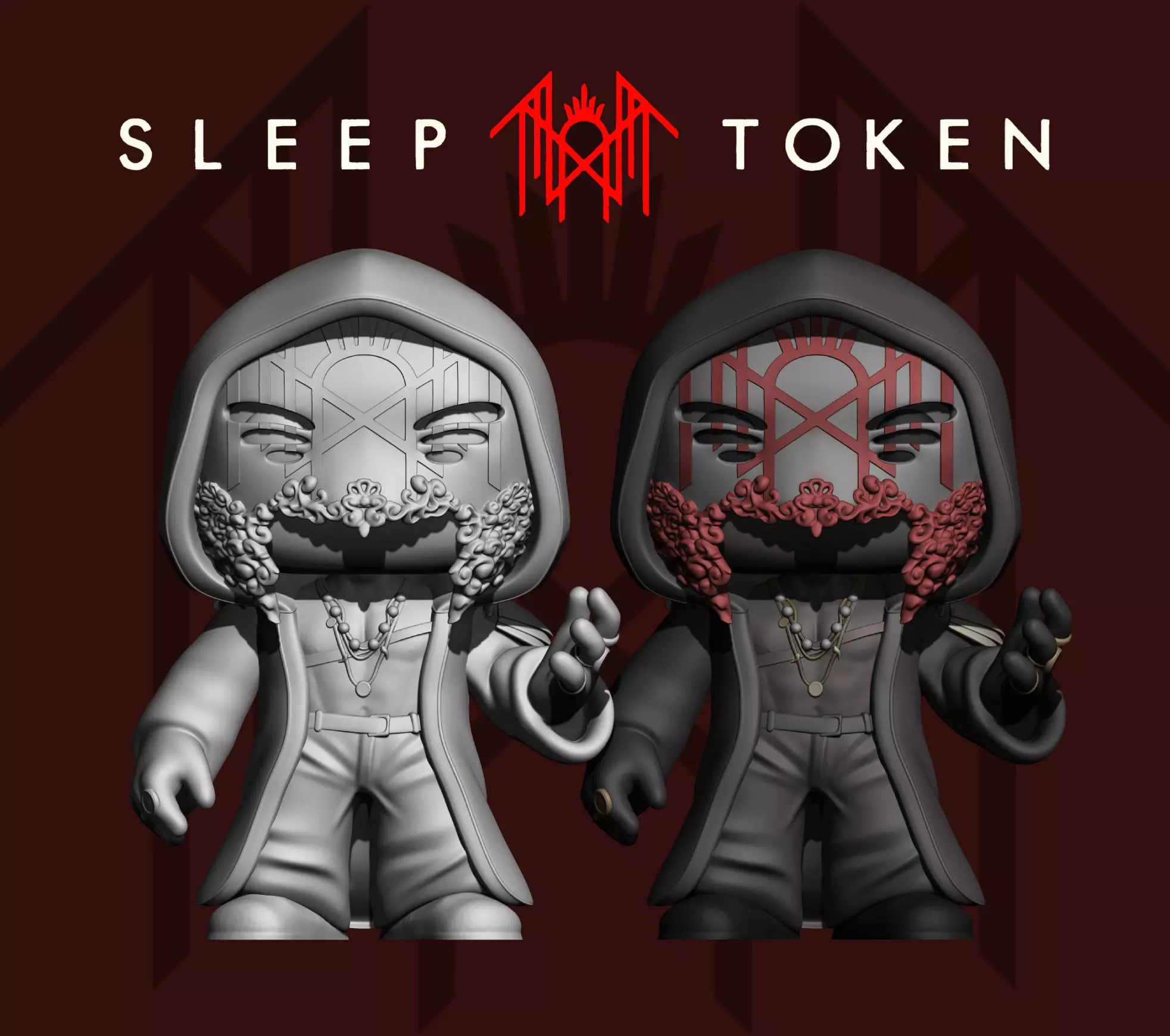 Vessel Sleep Token    FUNKO 3D print model_0