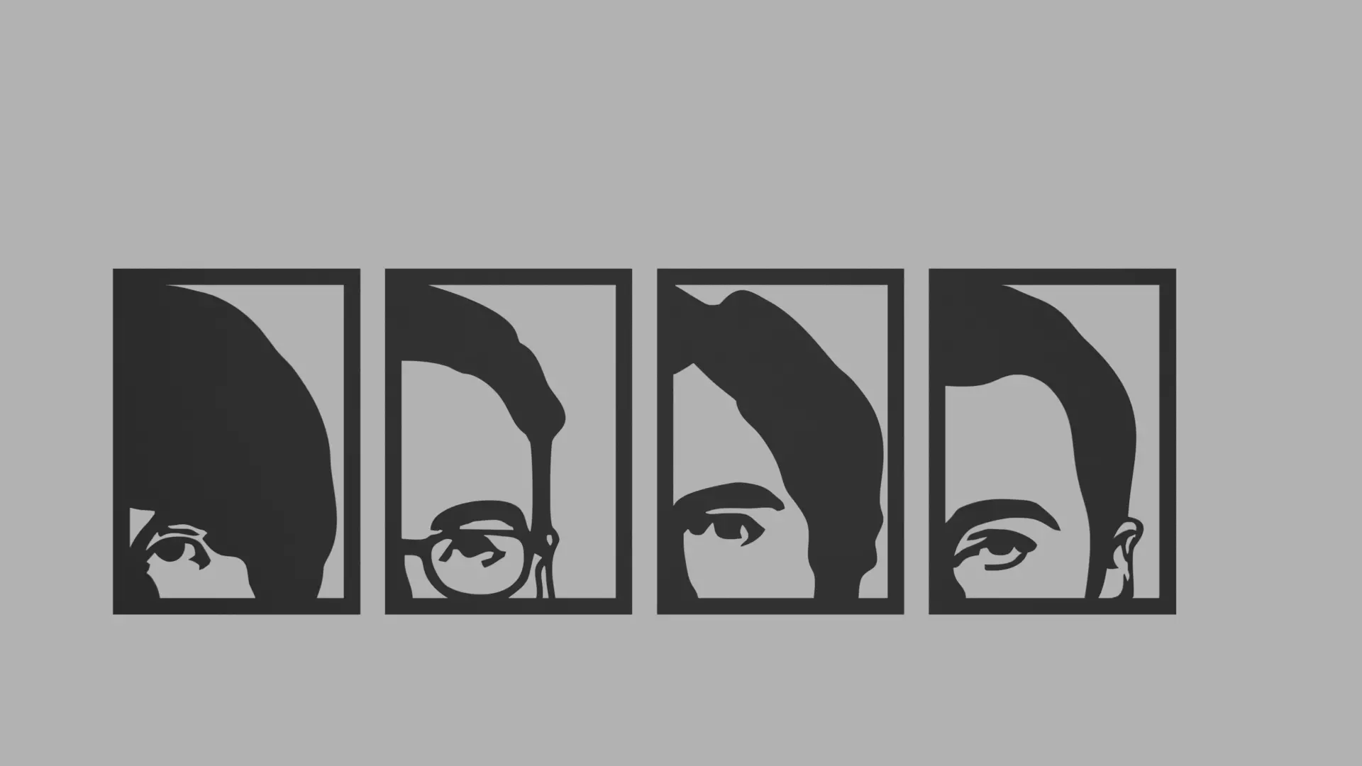 The Big Bang Theory wall art 3D print model_0