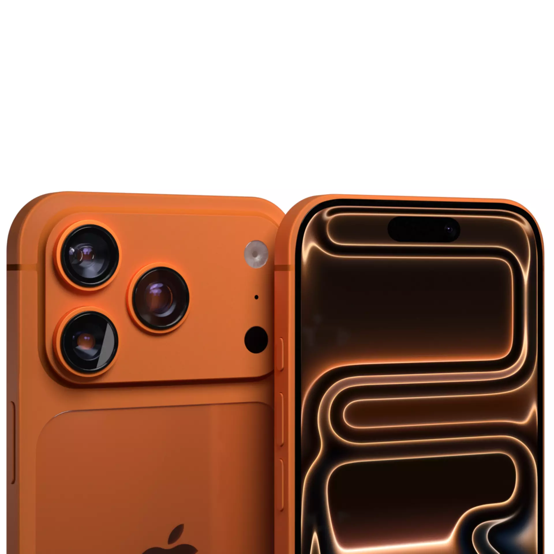 iPhone 17 Pro Cosmic Orange 3D model_2