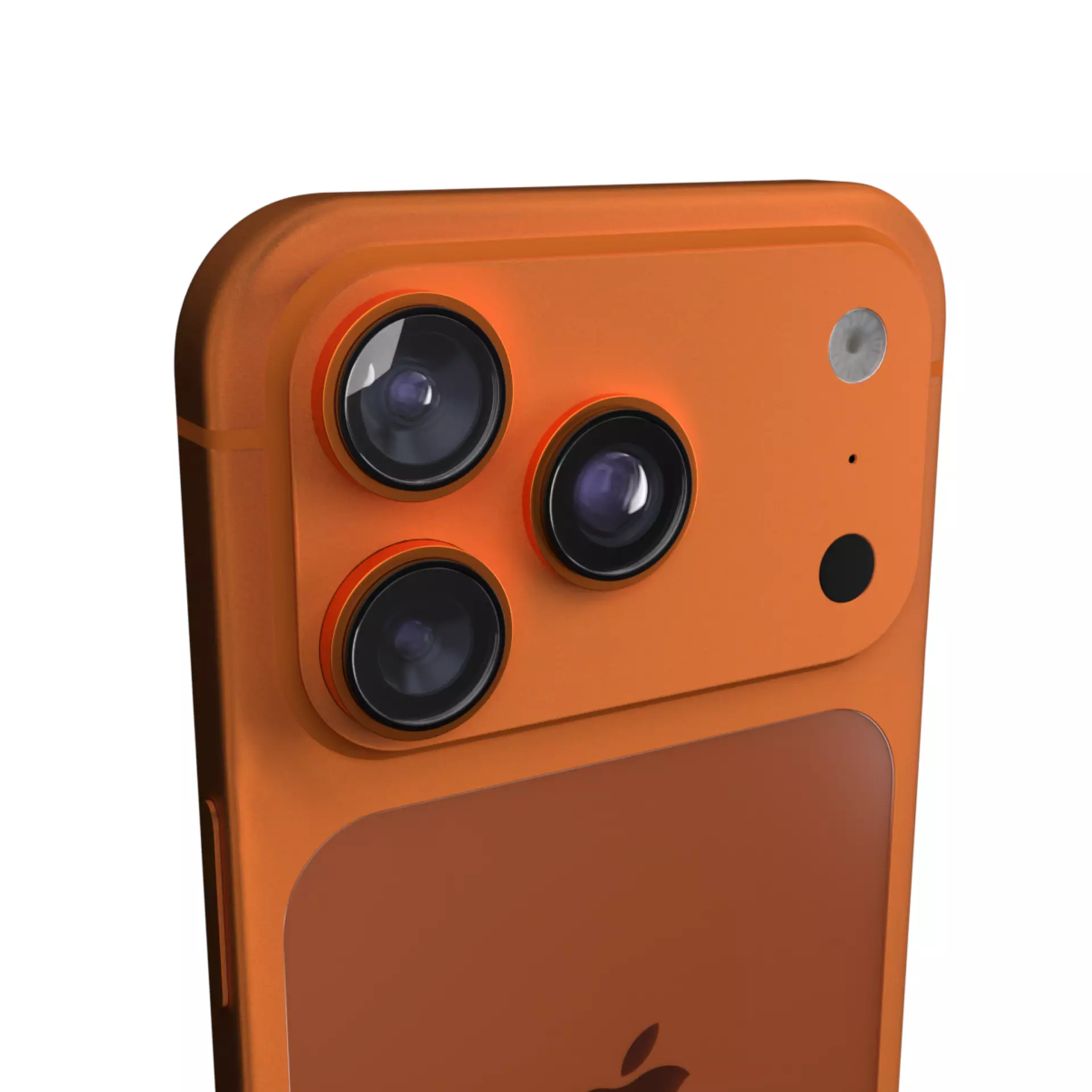 iPhone 17 Pro Cosmic Orange 3D model_3