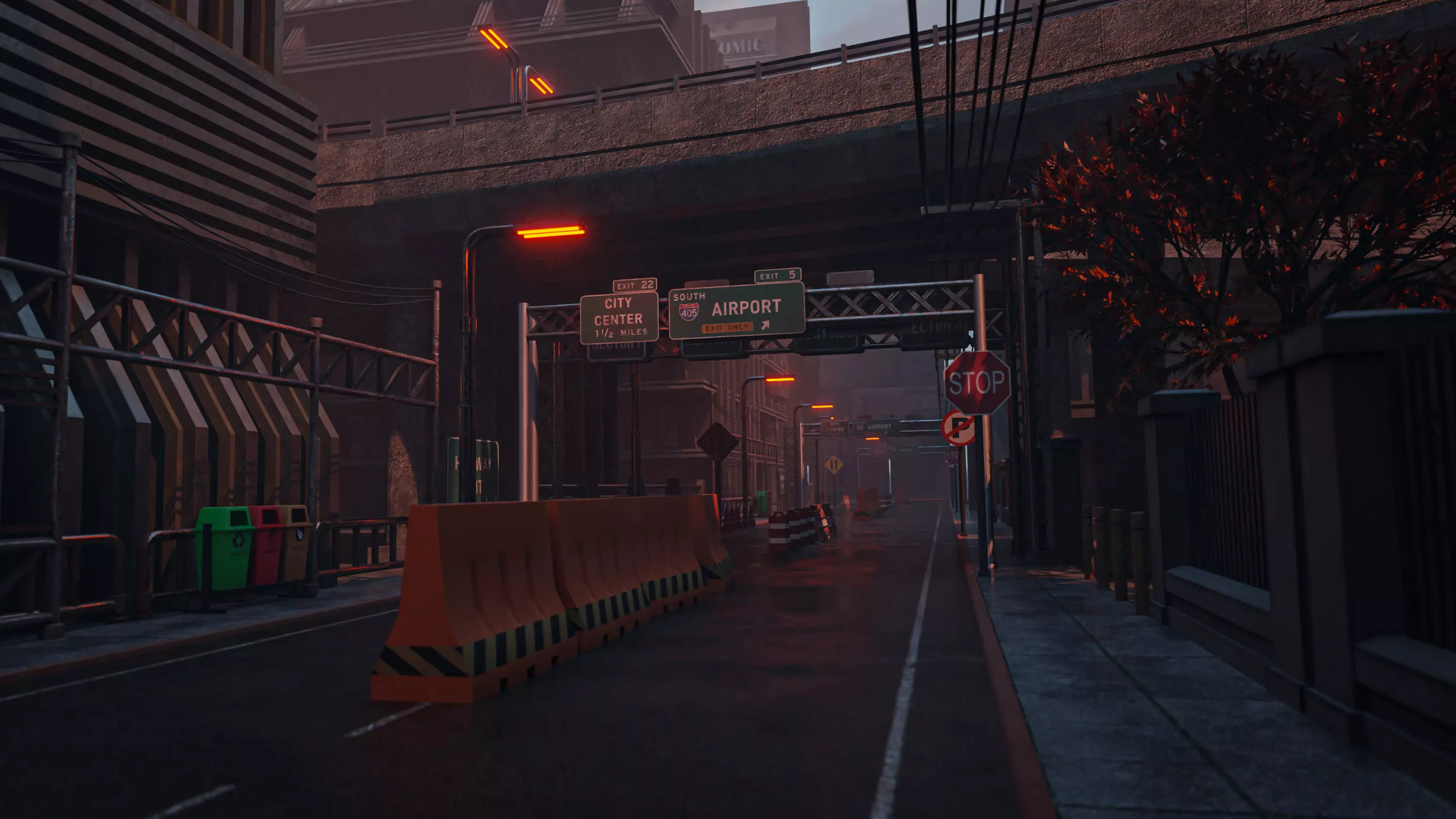 DYSTOPIAN BRUTALIST CITY DEMO FILE AND ALL ASSETS 3D Model Collection_14