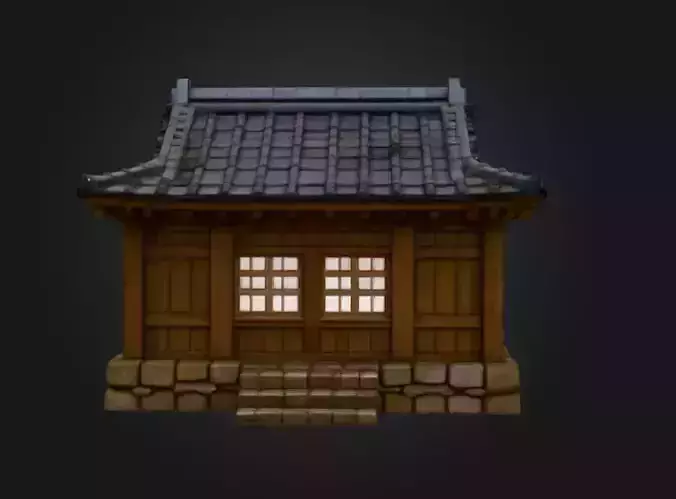 Traditional Wooden Hanok House