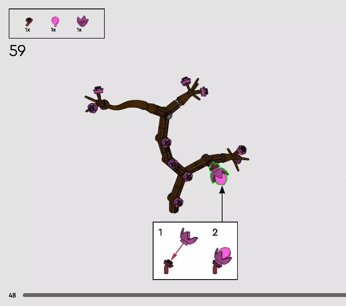TwindBricks3D - 10369 Plum Blossom 3D print model_42