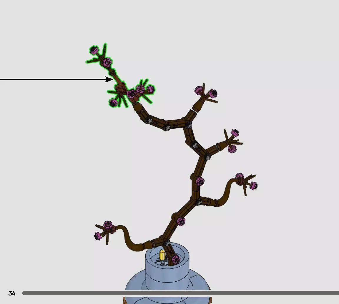 TwindBricks3D - 10369 Plum Blossom 3D print model_28