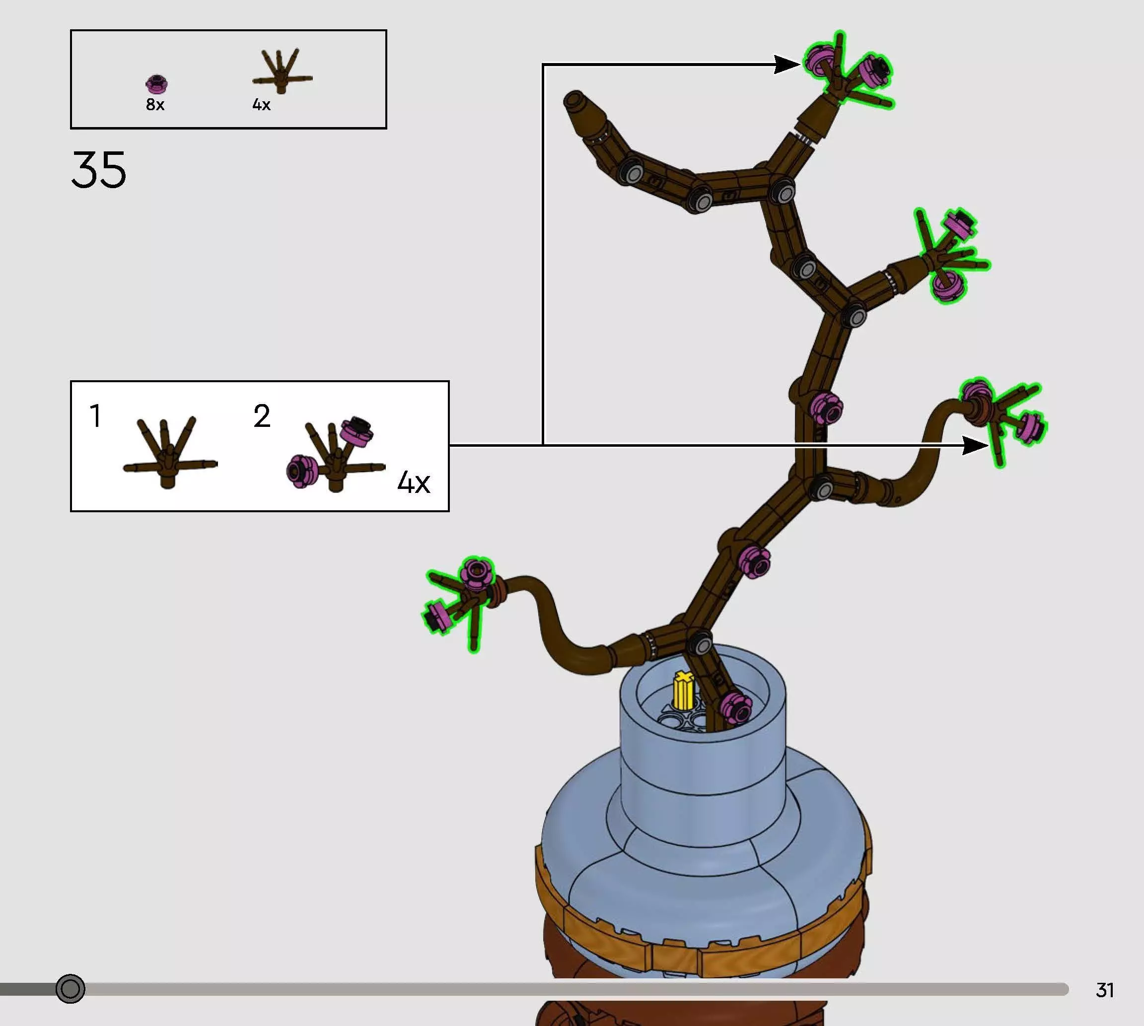 TwindBricks3D - 10369 Plum Blossom 3D print model_25