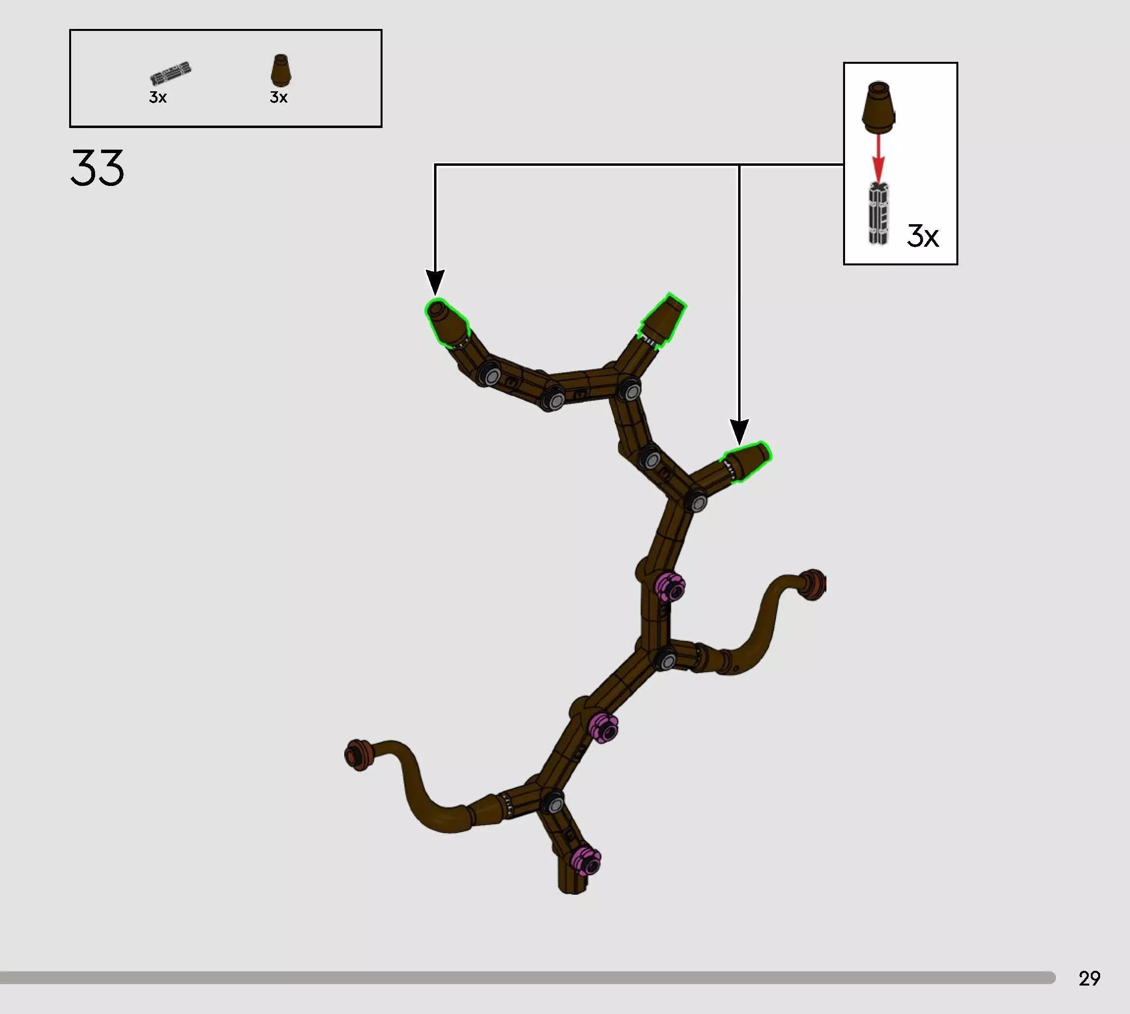 TwindBricks3D - 10369 Plum Blossom 3D print model_23