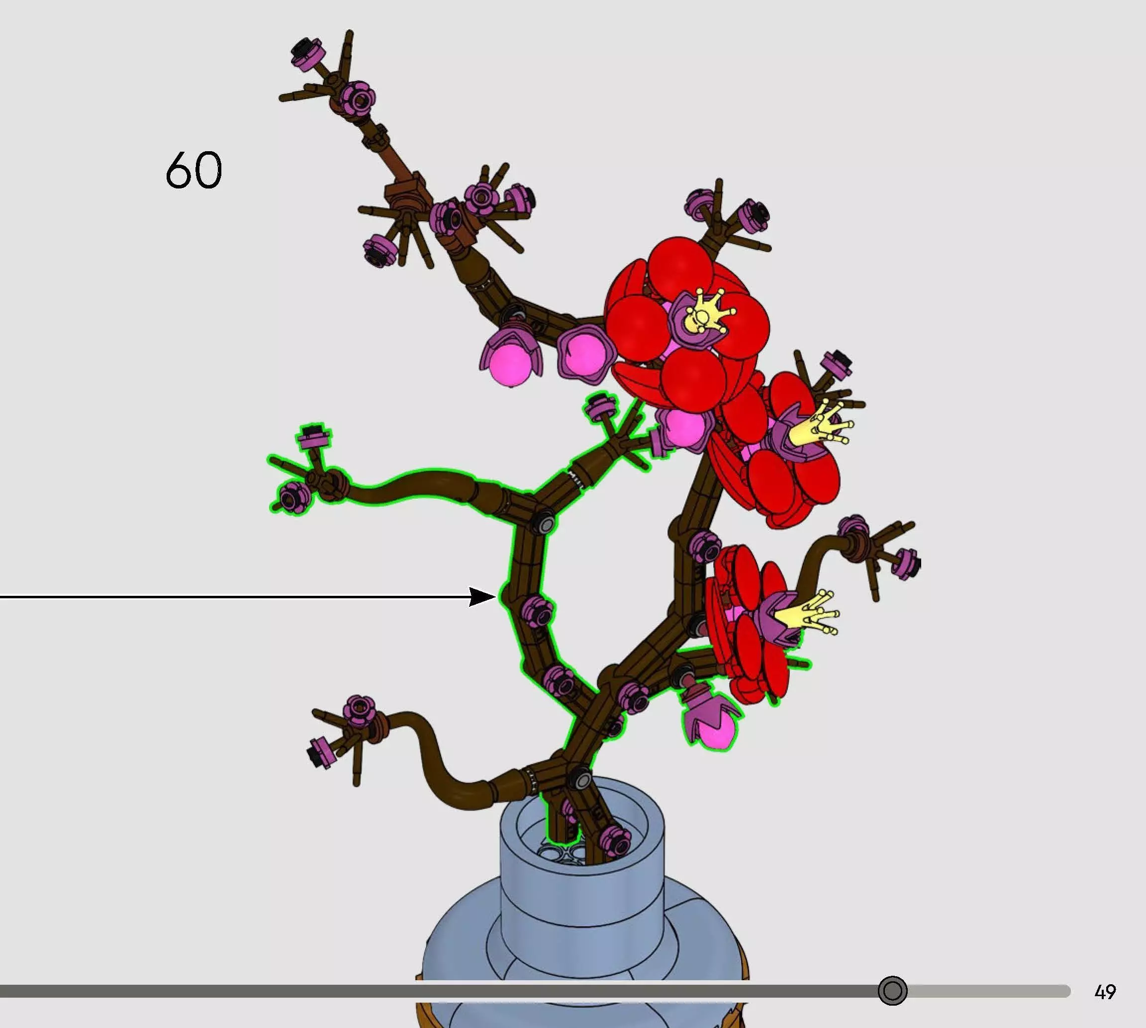 TwindBricks3D - 10369 Plum Blossom 3D print model_43