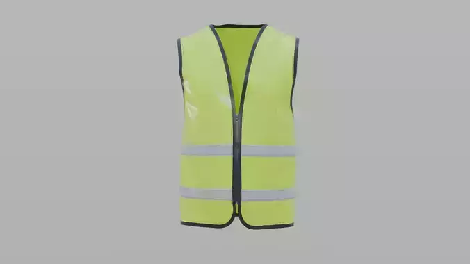 Work Safety Vest 3D Model