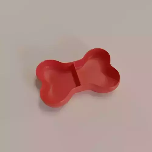 Dog Plate Bone Shape