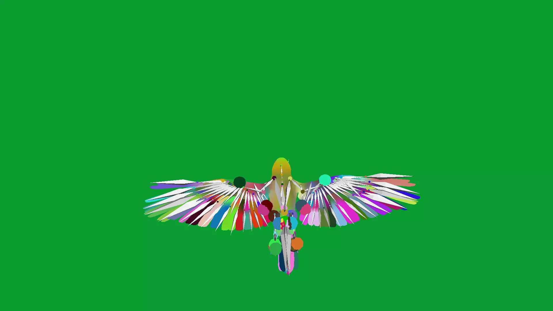 Eurasian Tree Sparrow Low-poly 3D model_25