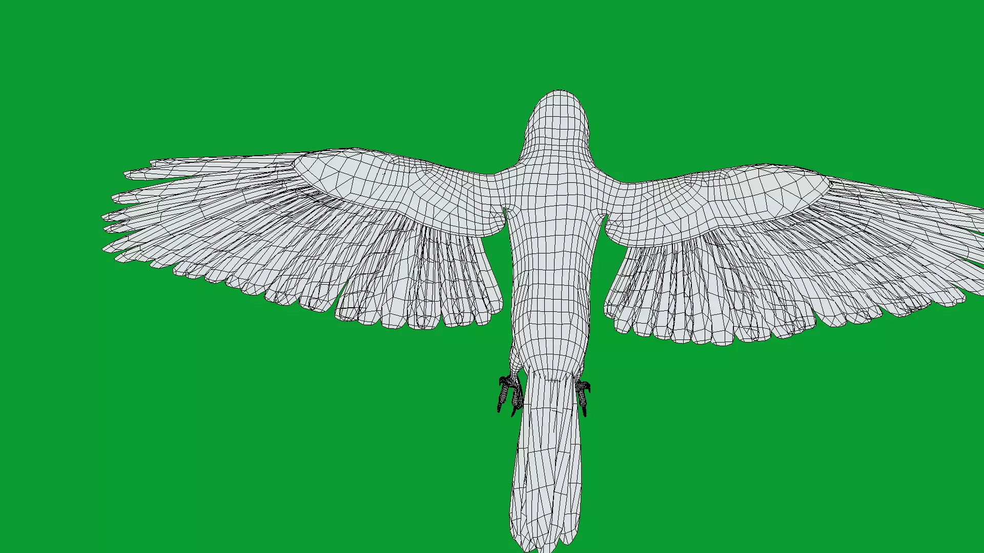 Eurasian Tree Sparrow Low-poly 3D model_11