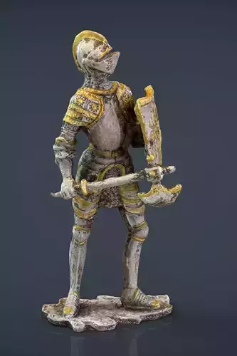 Medieval Knight Statue 1