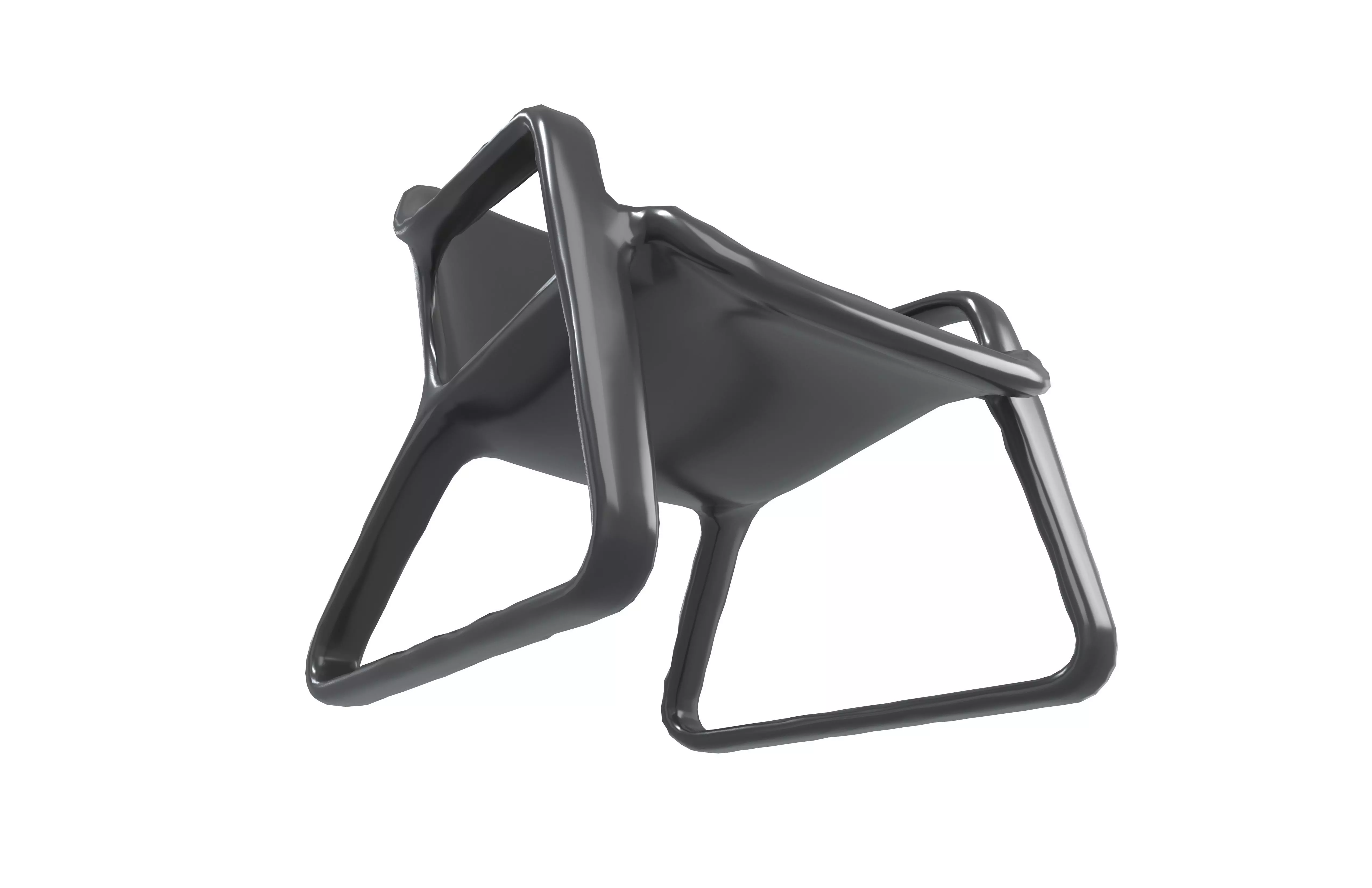 Modern Design Chair v1 002 Low-poly 3D model_1