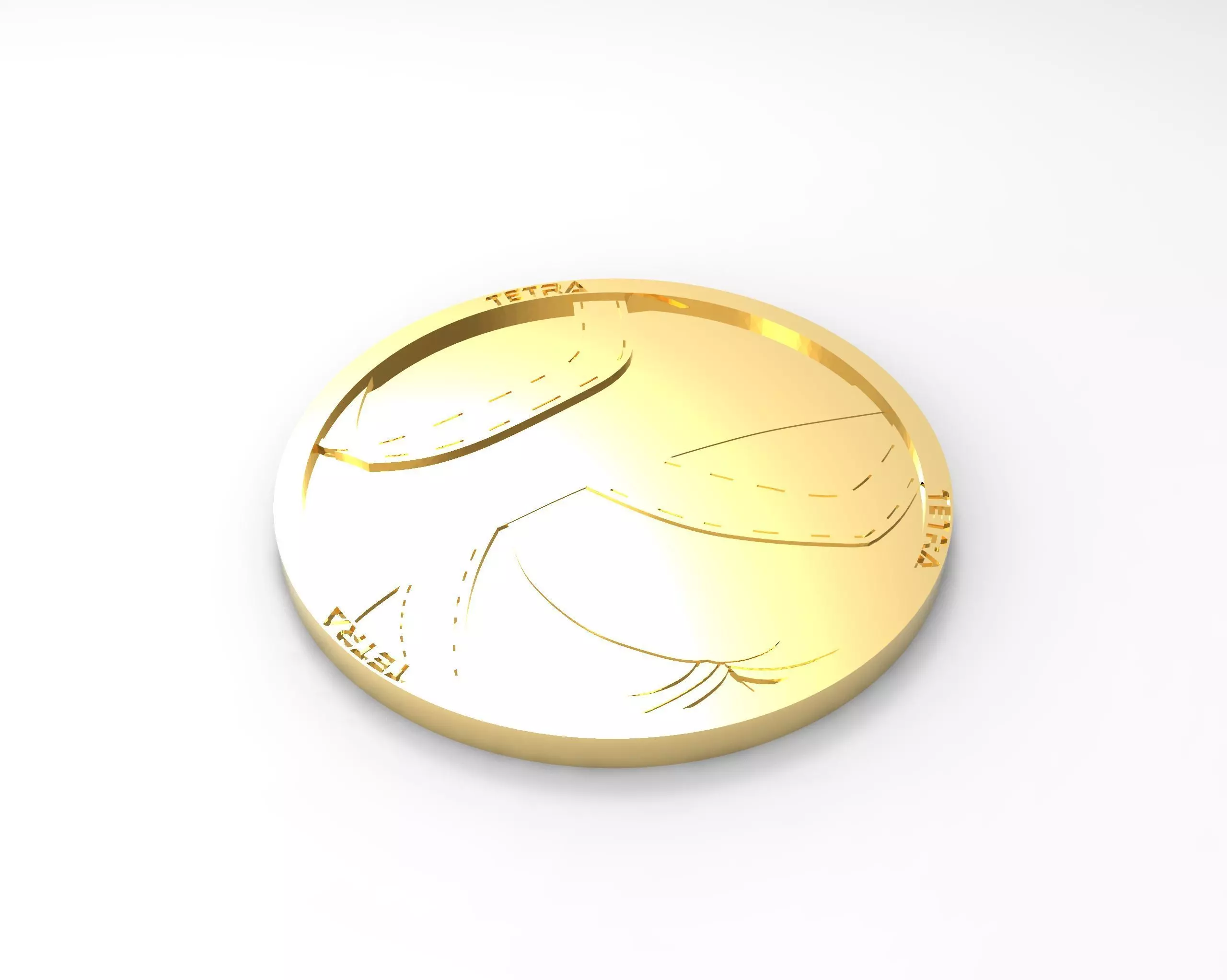 NIKKE Anis theme coin 3D print model_3