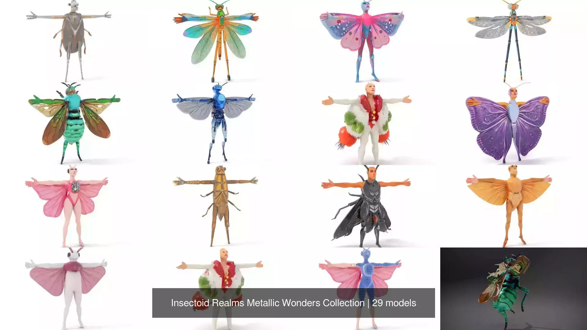 Insectoid Realms Metallic Wonders Collection _31