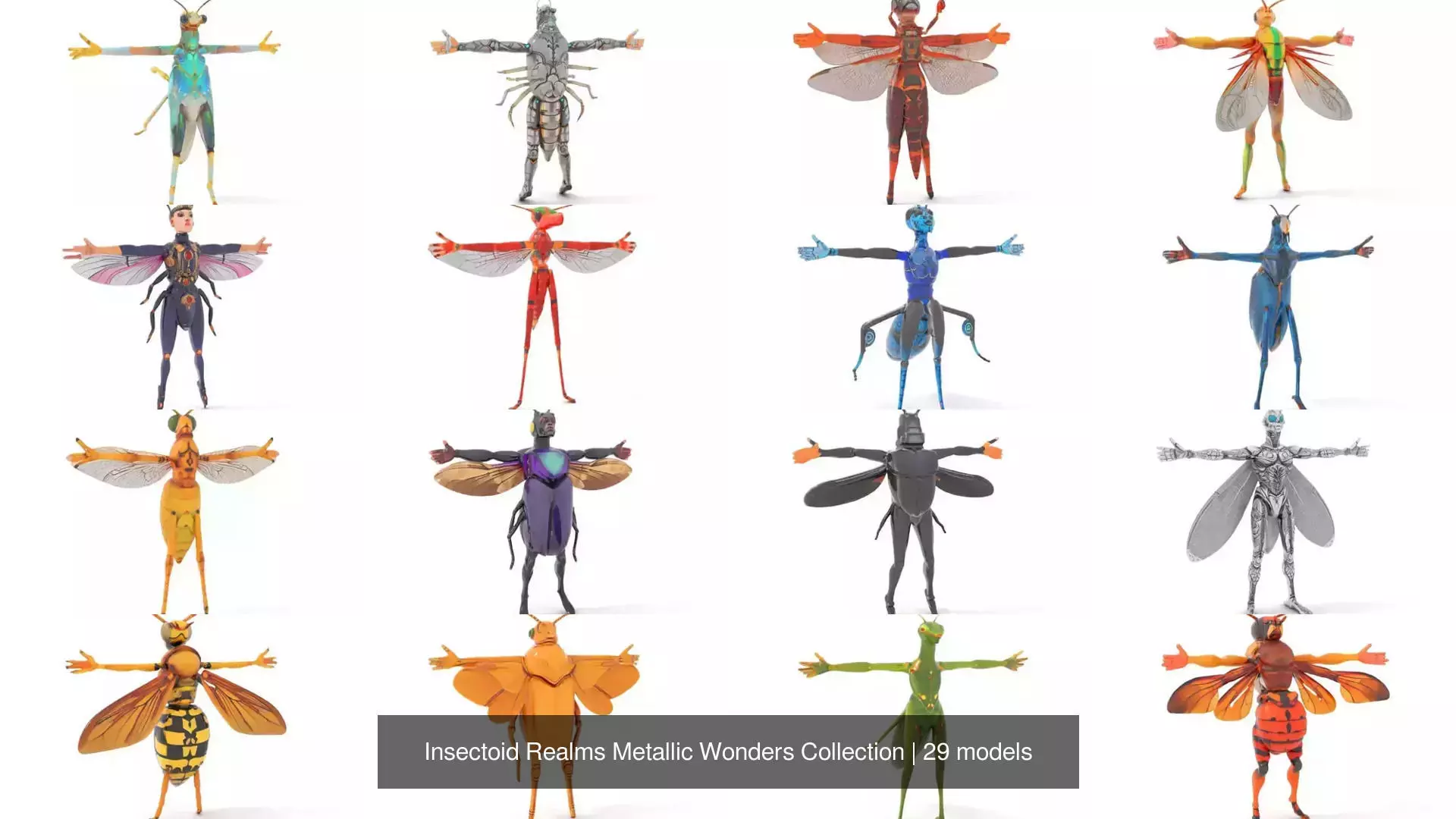Insectoid Realms Metallic Wonders Collection _0