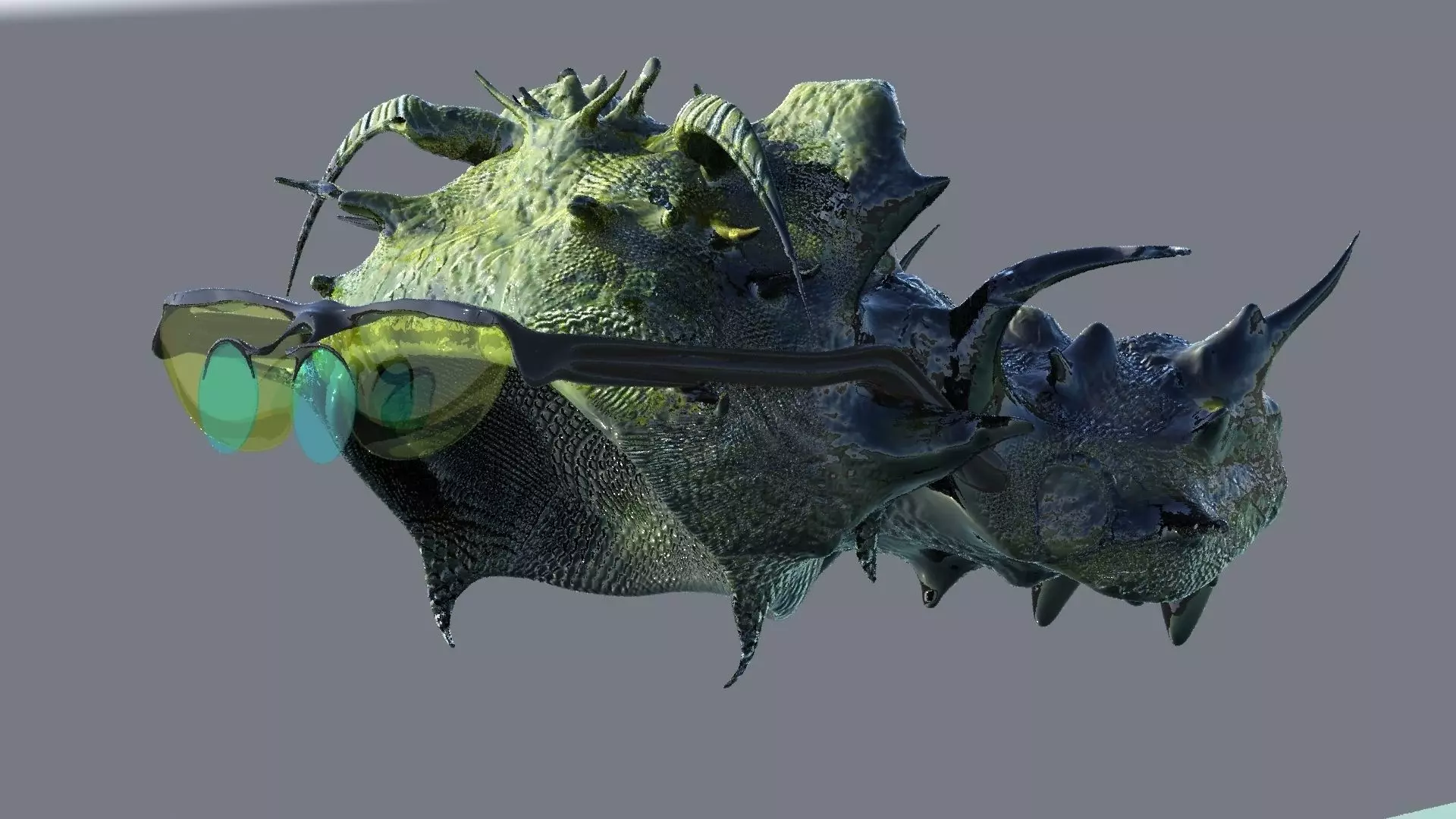 dragon hat Low-poly 3D model