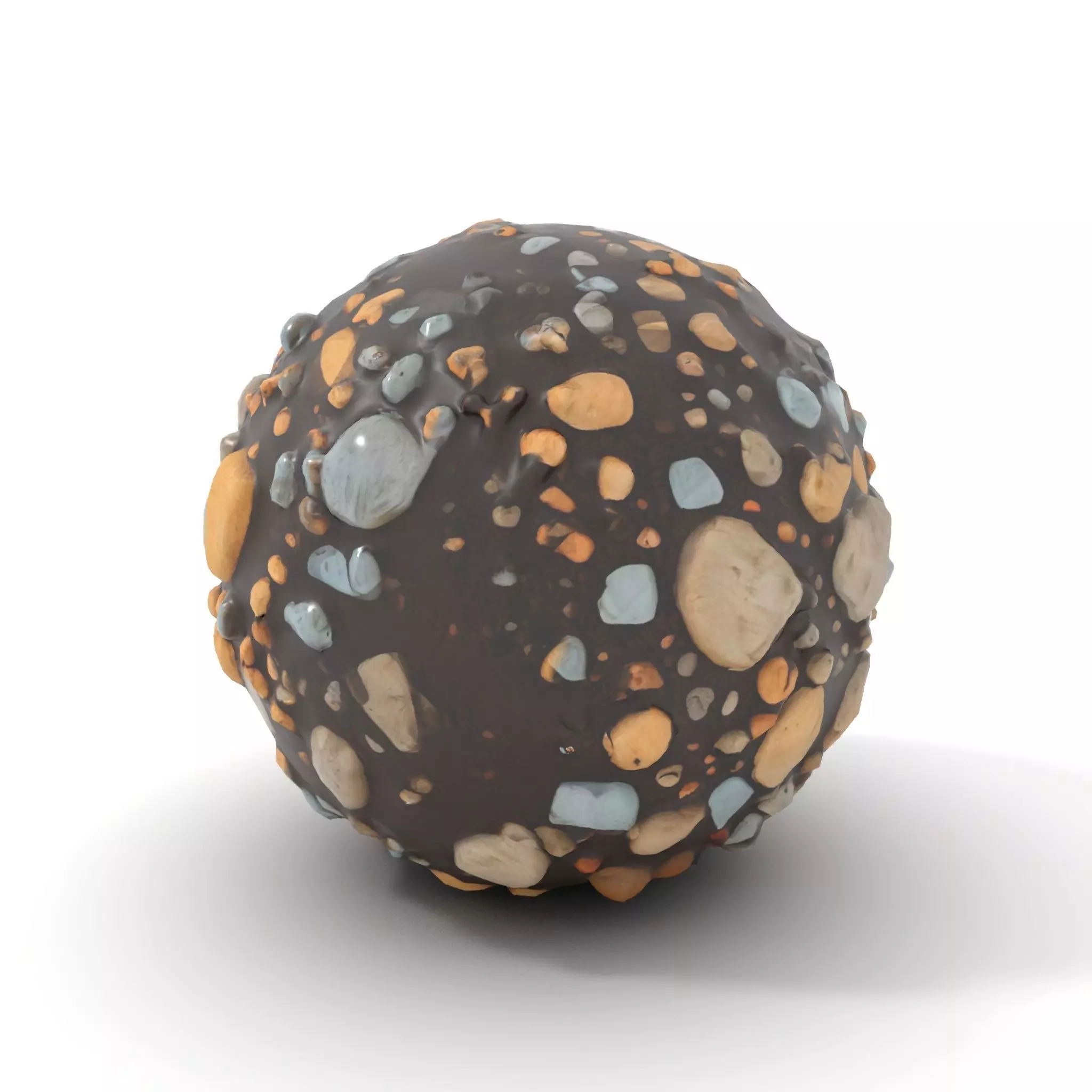 Textured Pebble Sphere model pack Texture_16