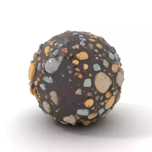 Textured Pebble Sphere model pack