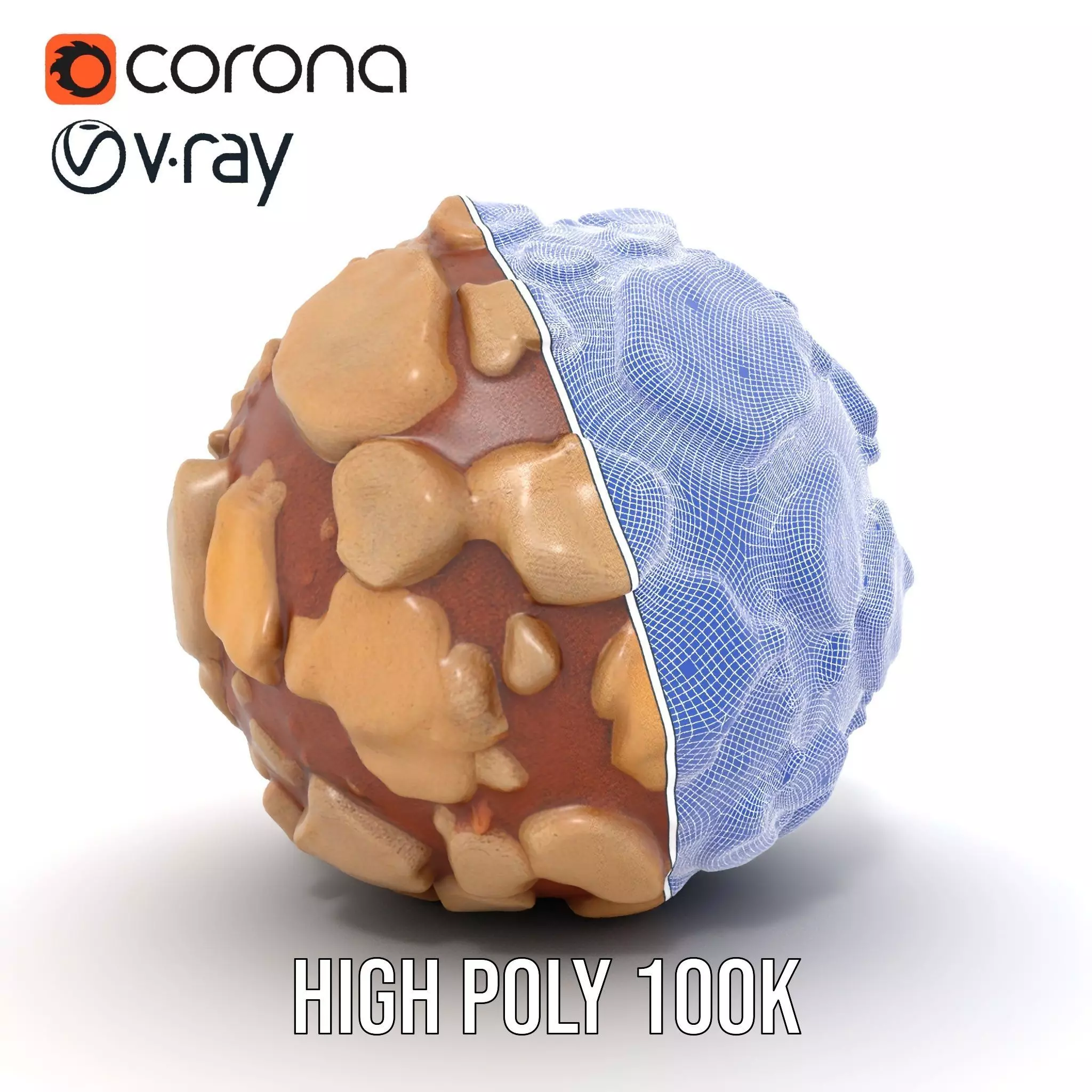 Rugged Terrain Rock model pack Texture_34