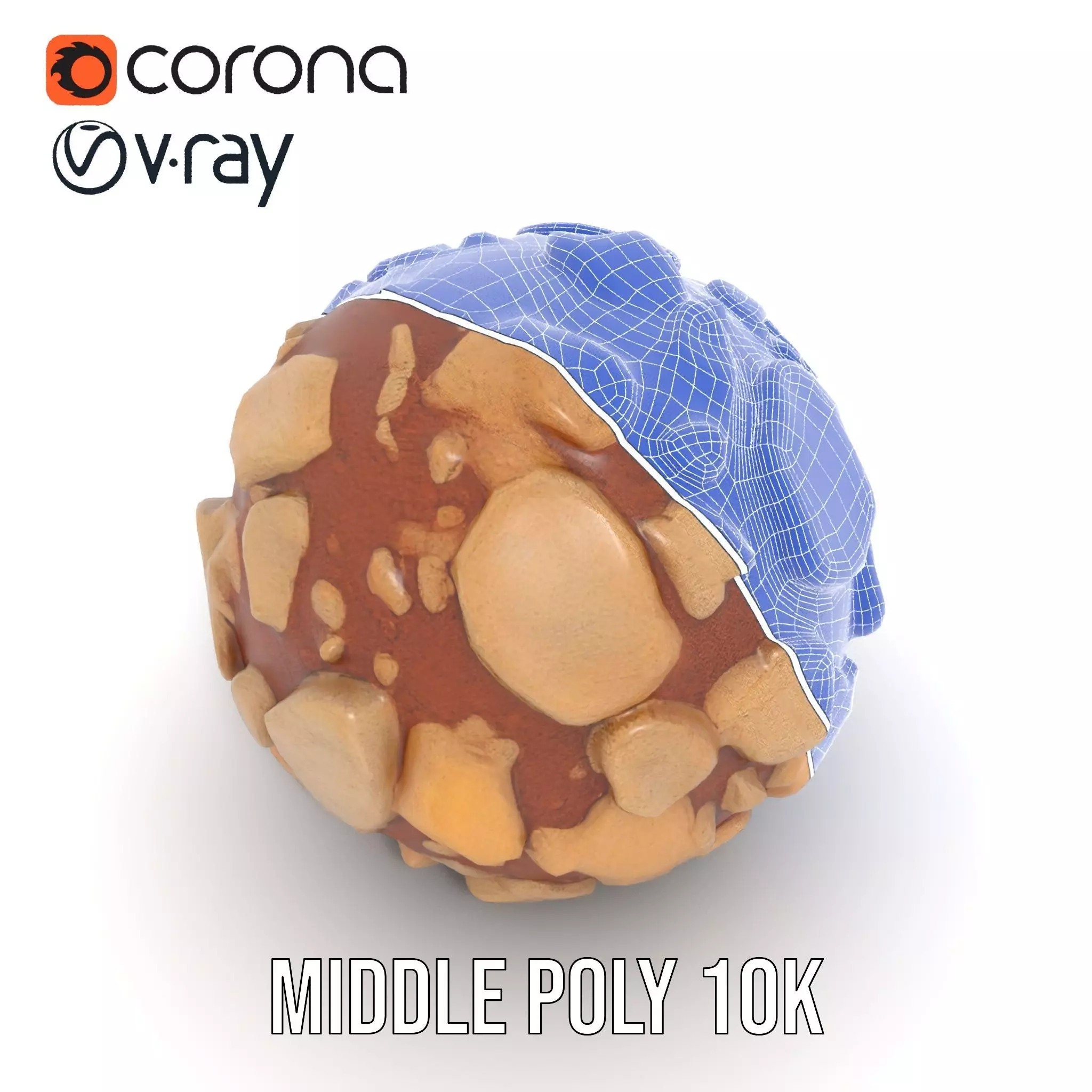 Rugged Terrain Rock model pack Texture_21