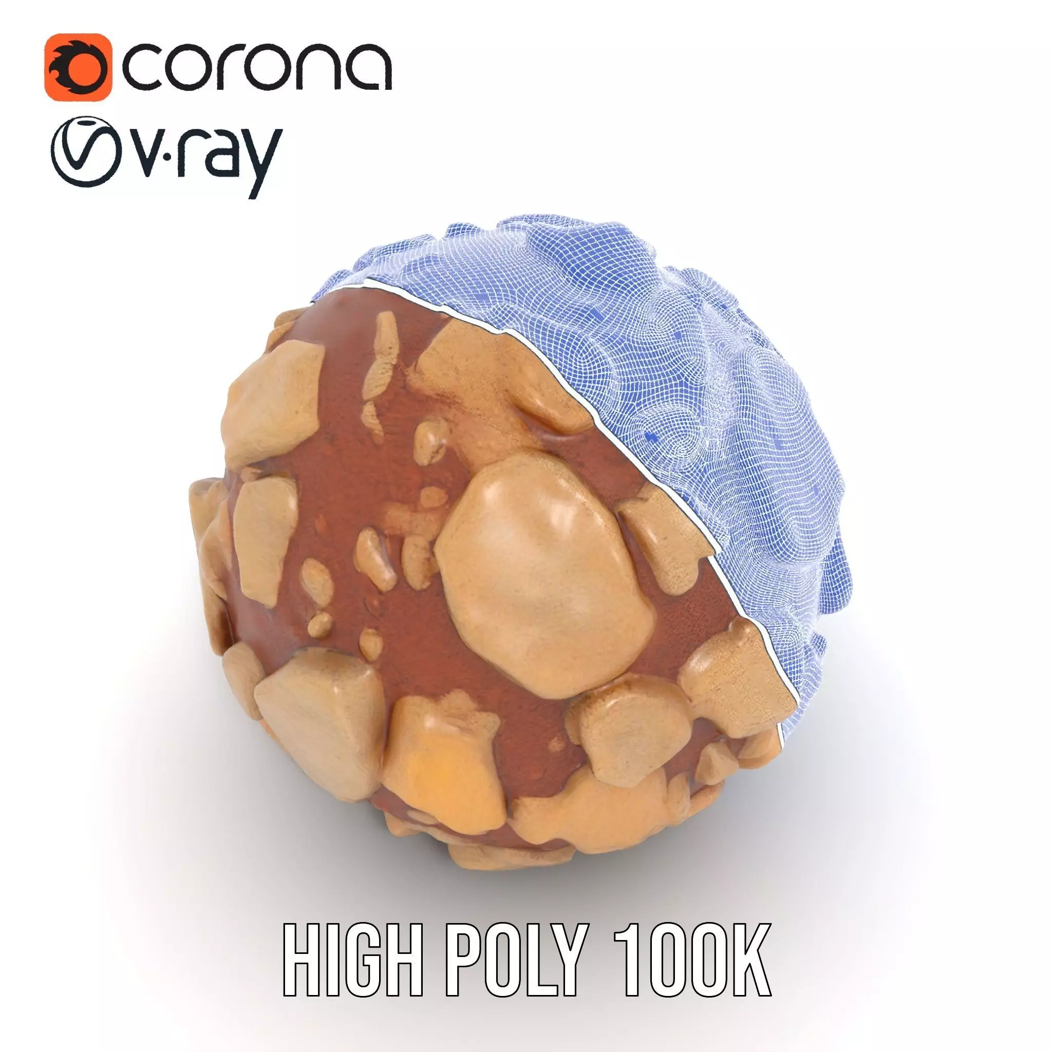 Rugged Terrain Rock model pack Texture_31