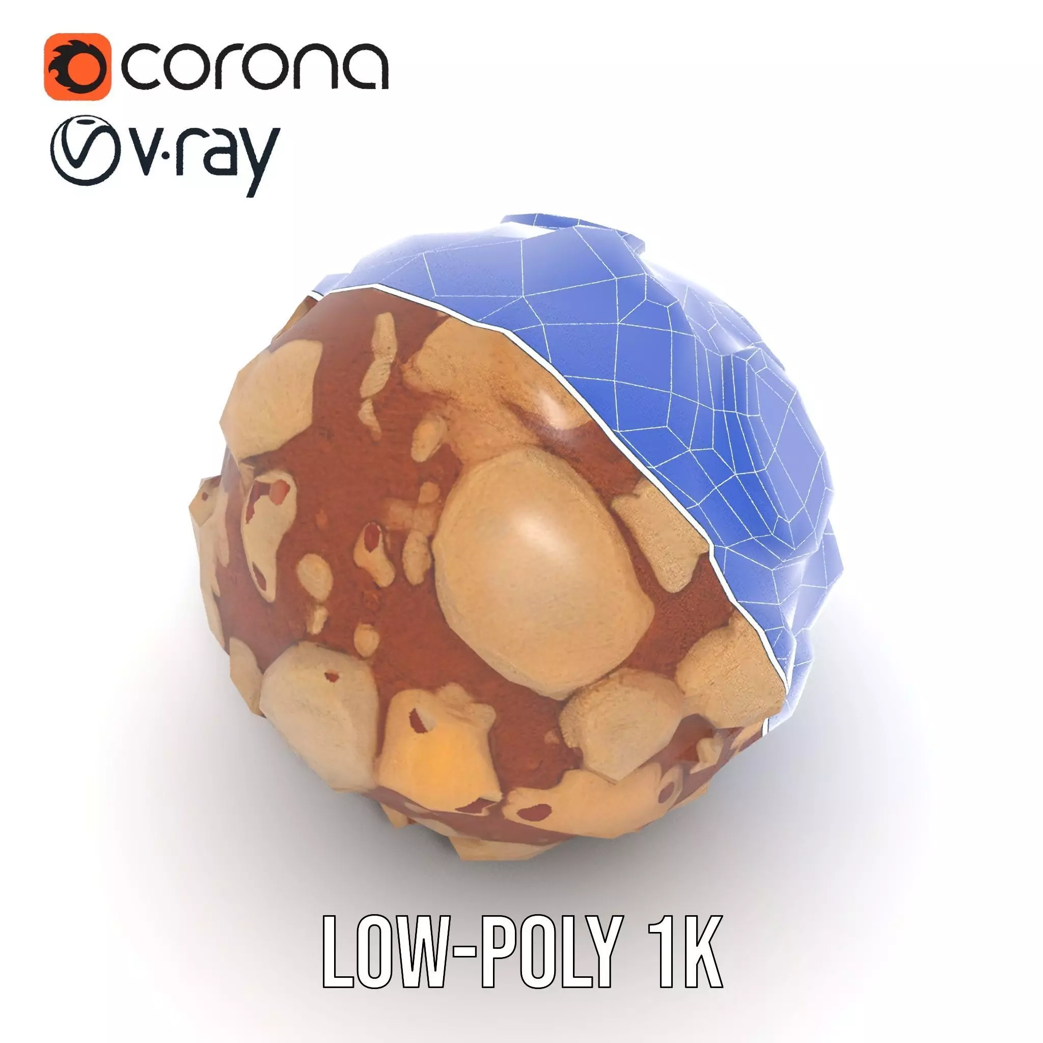 Rugged Terrain Rock model pack Texture_24