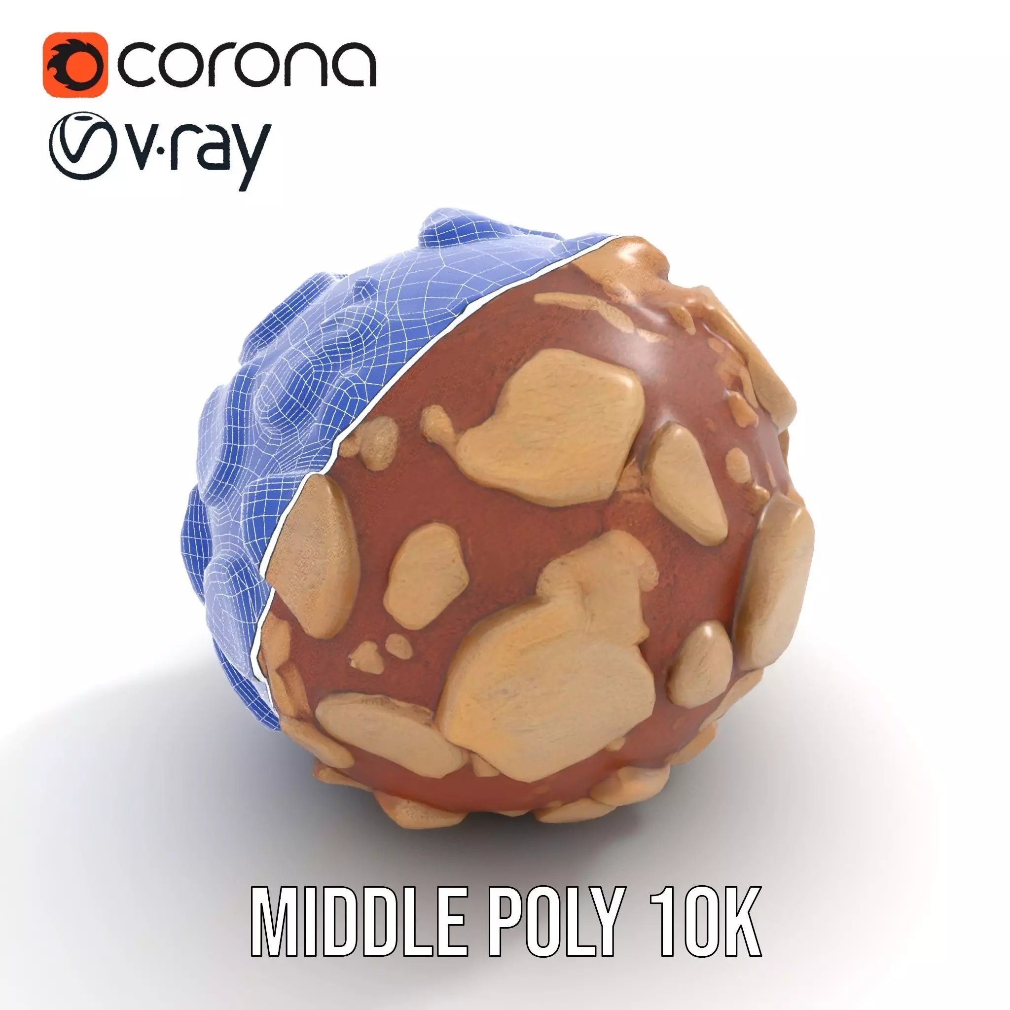 Rugged Terrain Rock model pack Texture_18