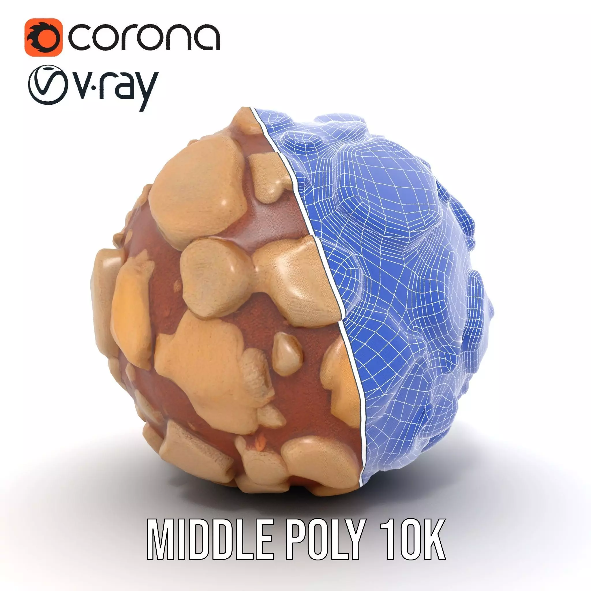 Rugged Terrain Rock model pack Texture_26