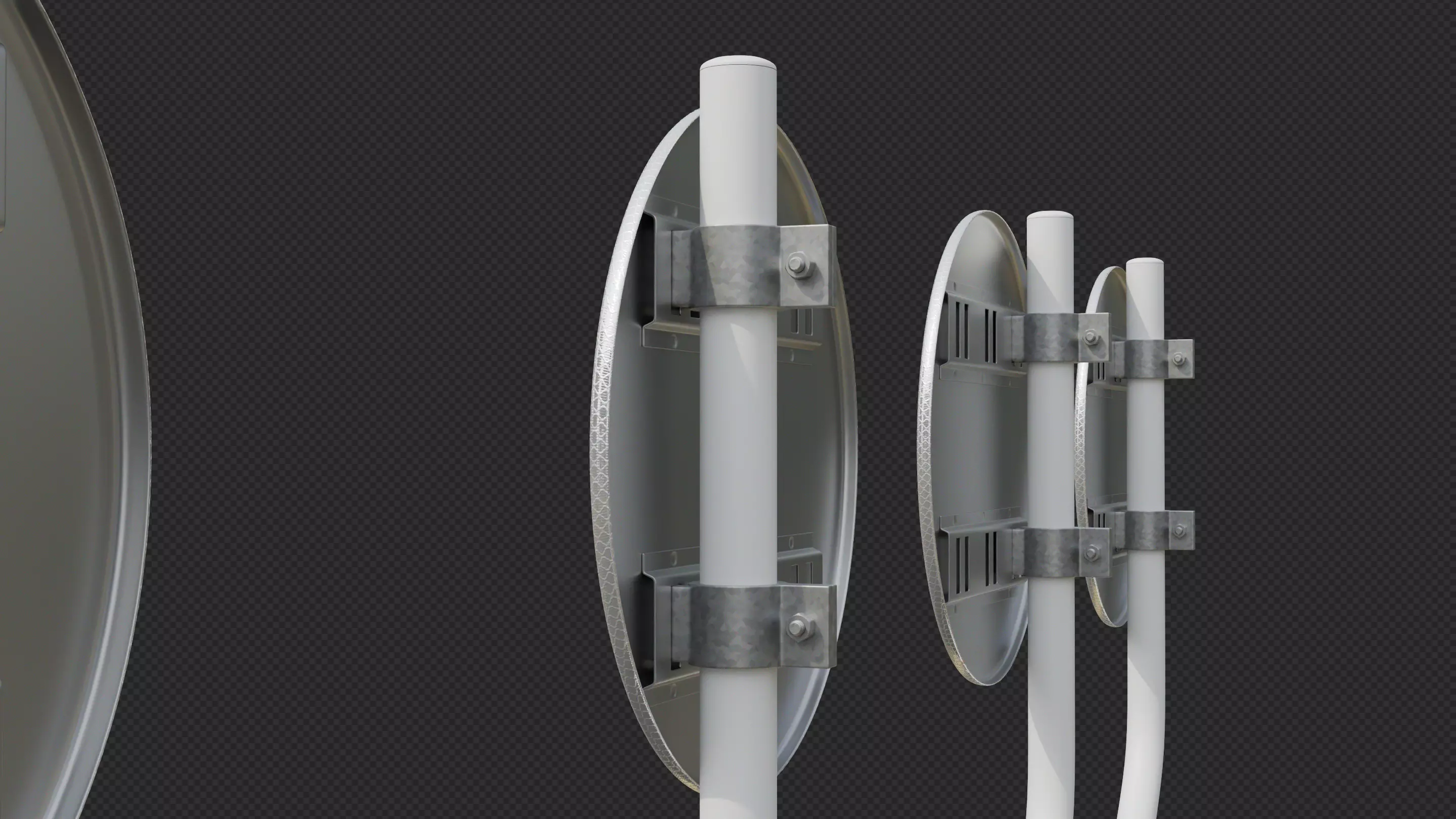 Tokyo Road Sign Cycle Low-poly 3D model_23