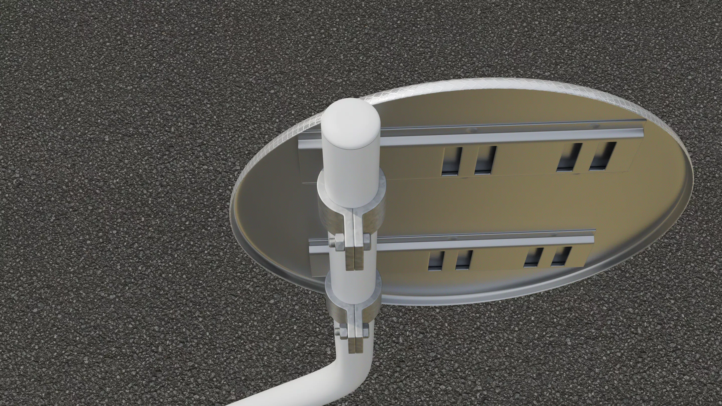 Tokyo Road Sign Cycle Low-poly 3D model_21