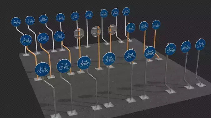 Tokyo Road Sign  Cycle