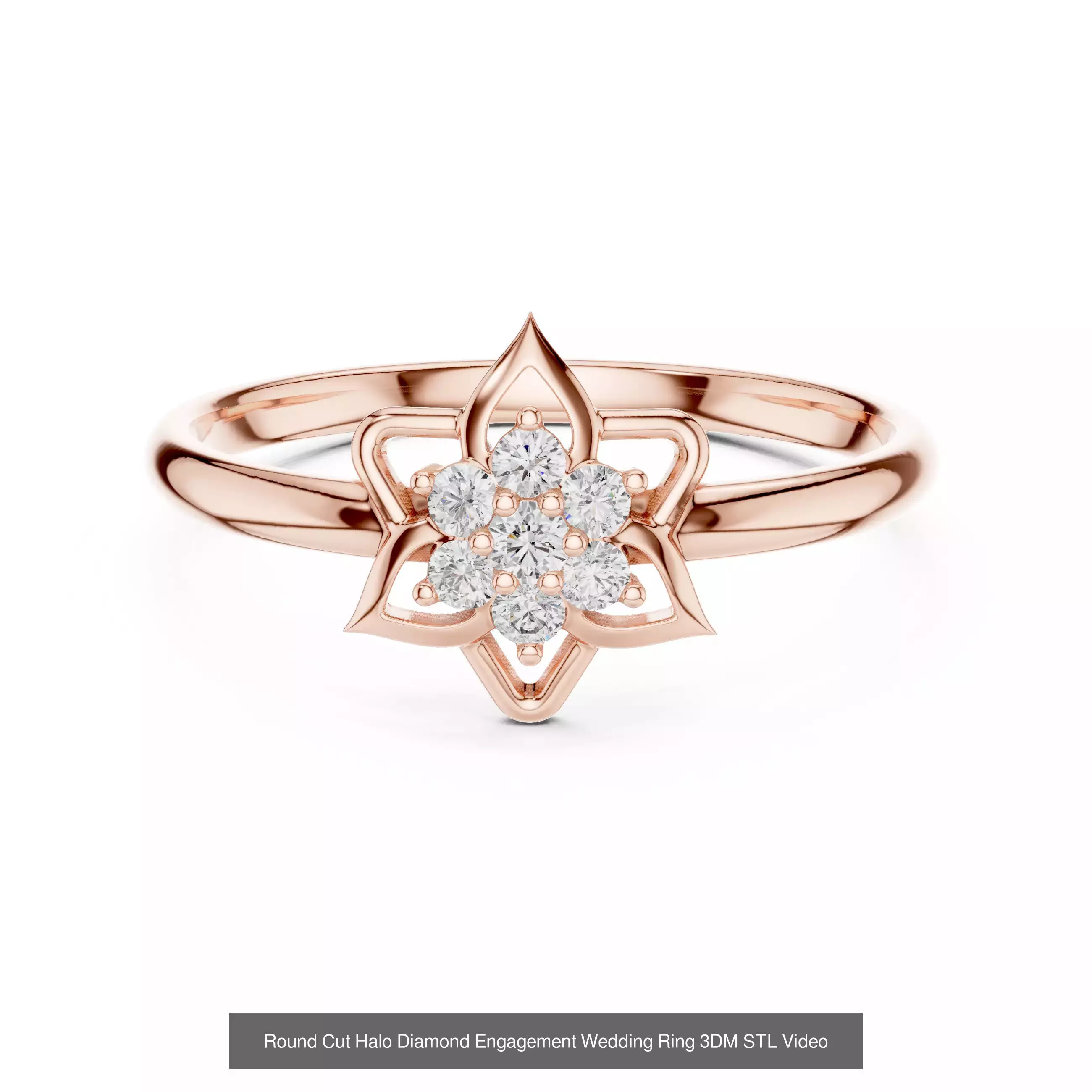 363 Cluster Woman Rings 3DM STL OBJ FBX with 3 COLOR Video 3D Model Collection_200