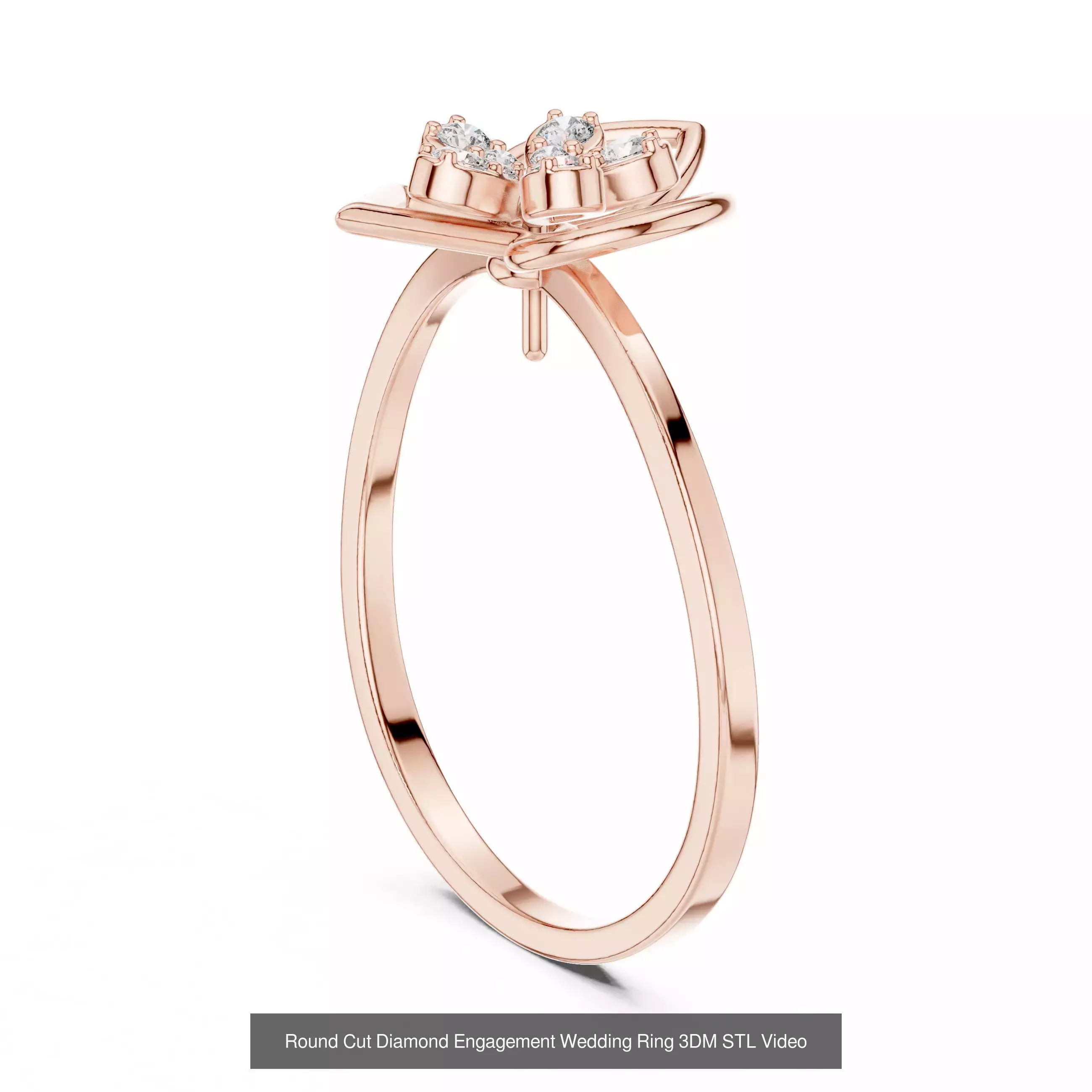 363 Cluster Woman Rings 3DM STL OBJ FBX with 3 COLOR Video 3D Model Collection_135