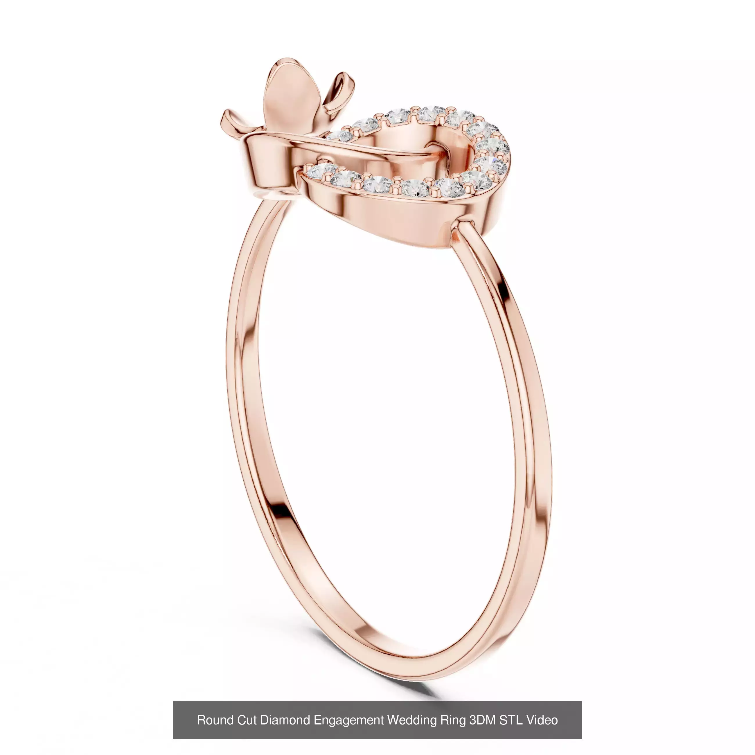 363 Cluster Woman Rings 3DM STL OBJ FBX with 3 COLOR Video 3D Model Collection_144