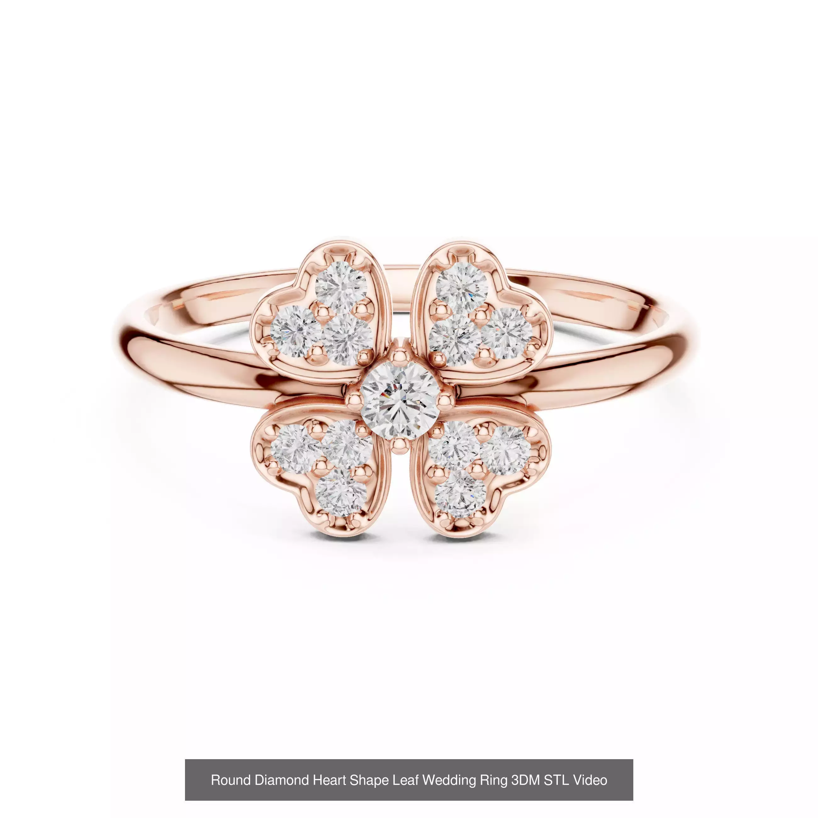 363 Cluster Woman Rings 3DM STL OBJ FBX with 3 COLOR Video 3D Model Collection_208