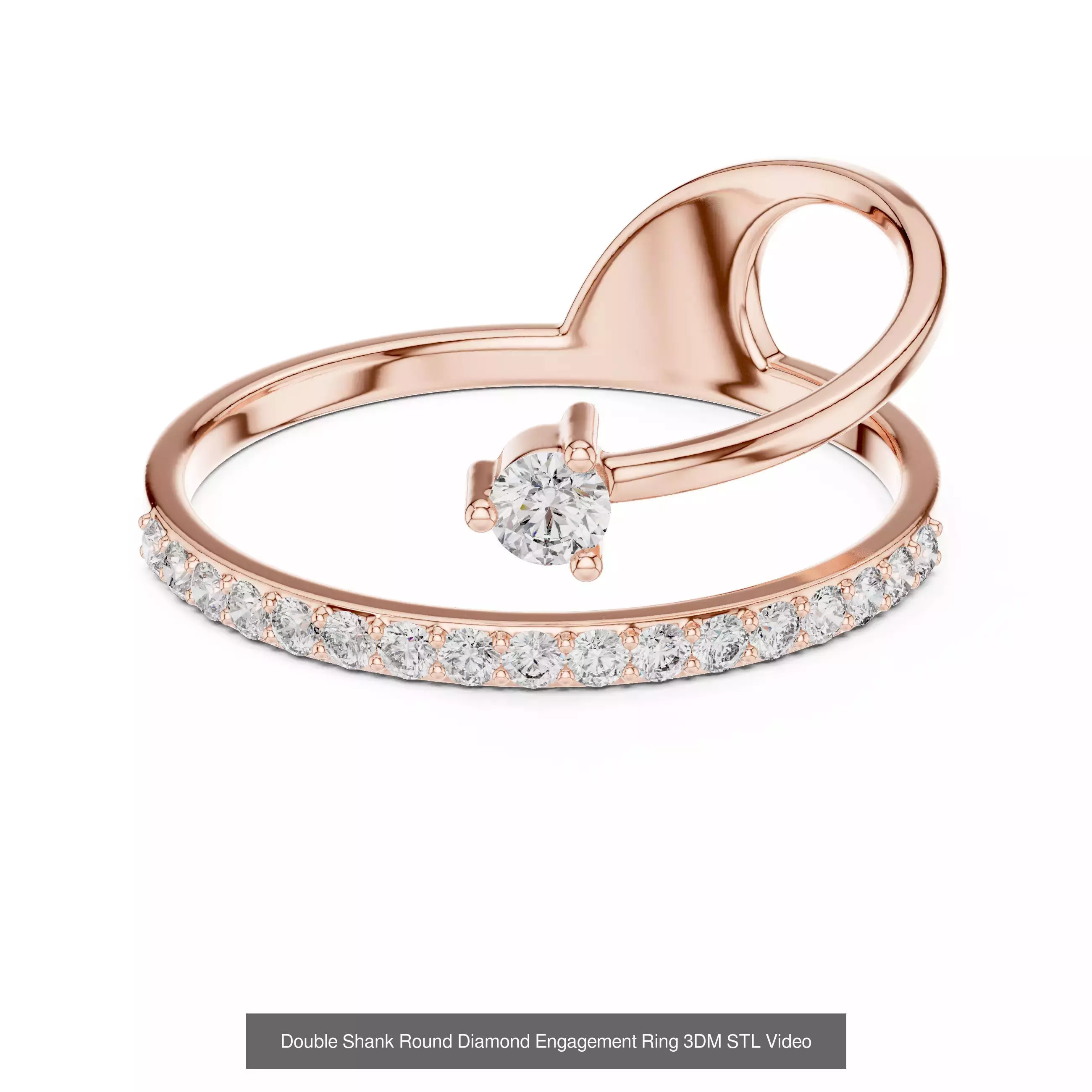 363 Cluster Woman Rings 3DM STL OBJ FBX with 3 COLOR Video 3D Model Collection_155