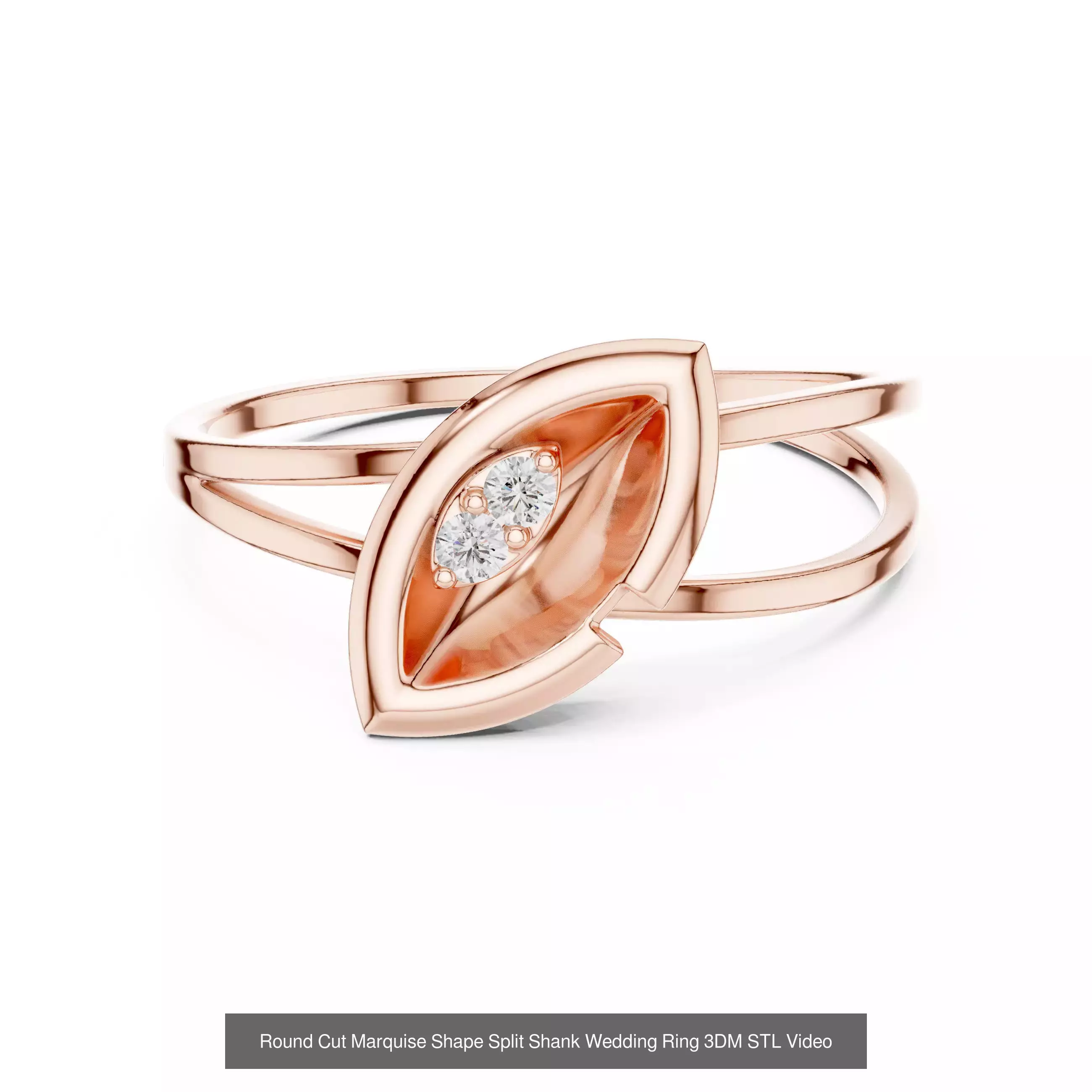 363 Cluster Woman Rings 3DM STL OBJ FBX with 3 COLOR Video 3D Model Collection_136