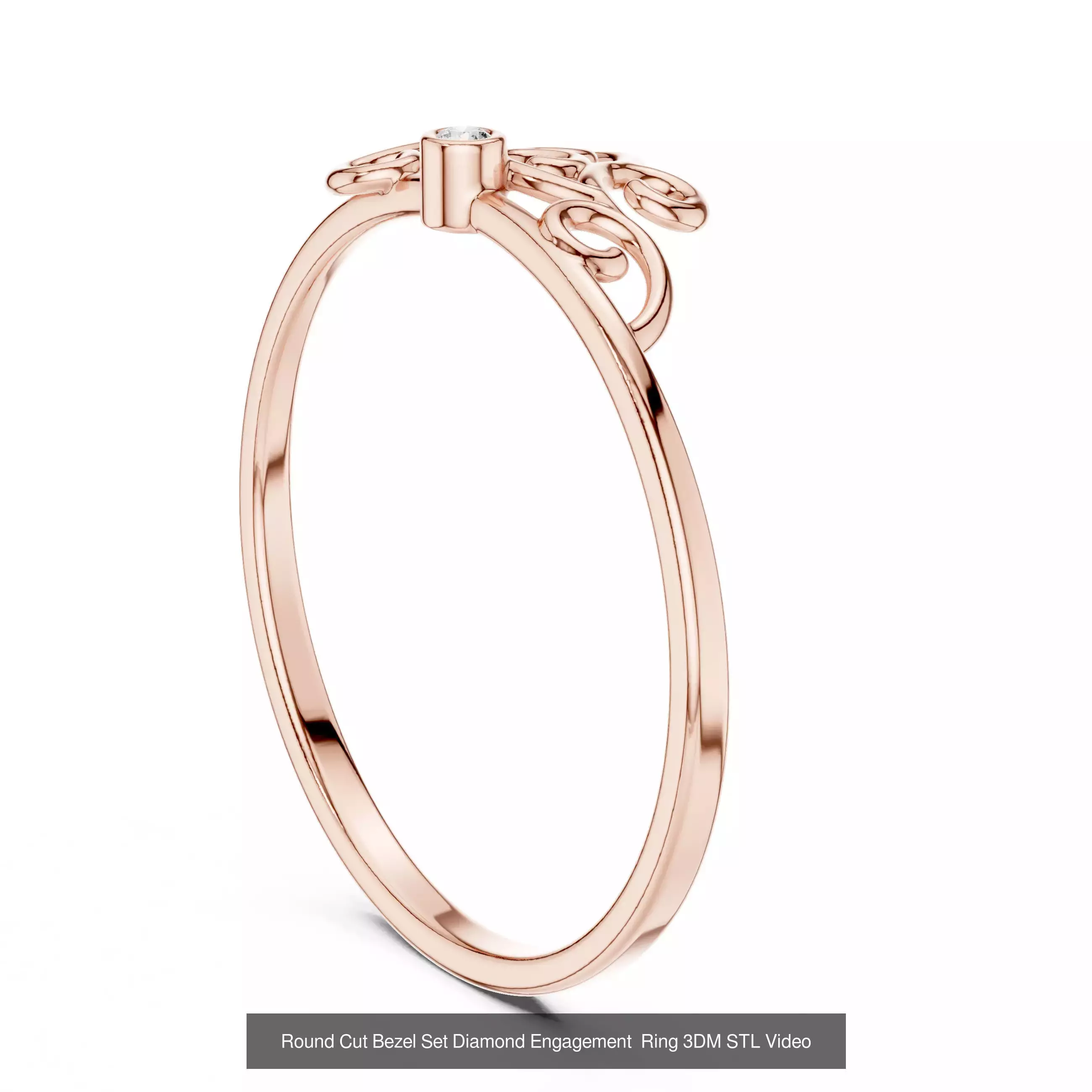 363 Cluster Woman Rings 3DM STL OBJ FBX with 3 COLOR Video 3D Model Collection_150