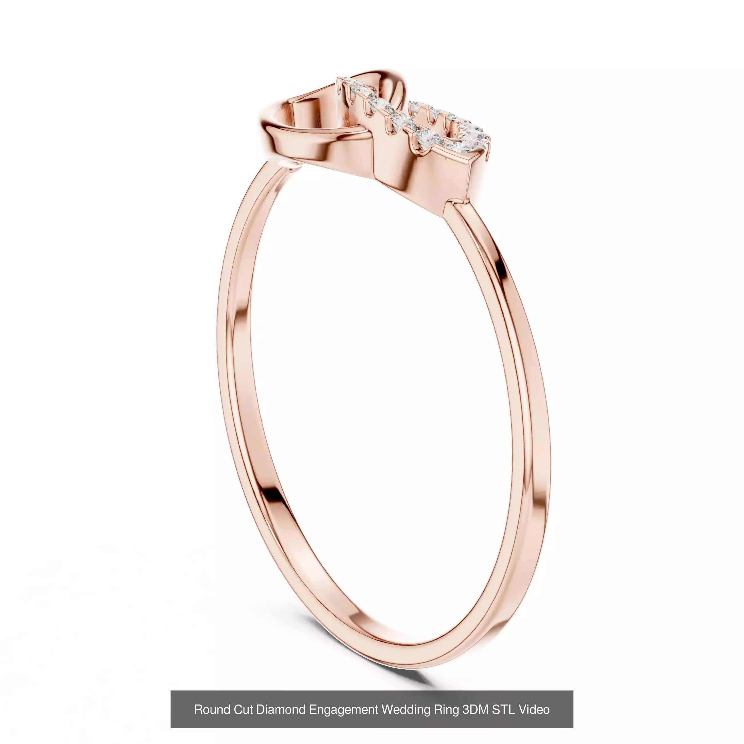 363 Cluster Woman Rings 3DM STL OBJ FBX with 3 COLOR Video 3D Model Collection_165