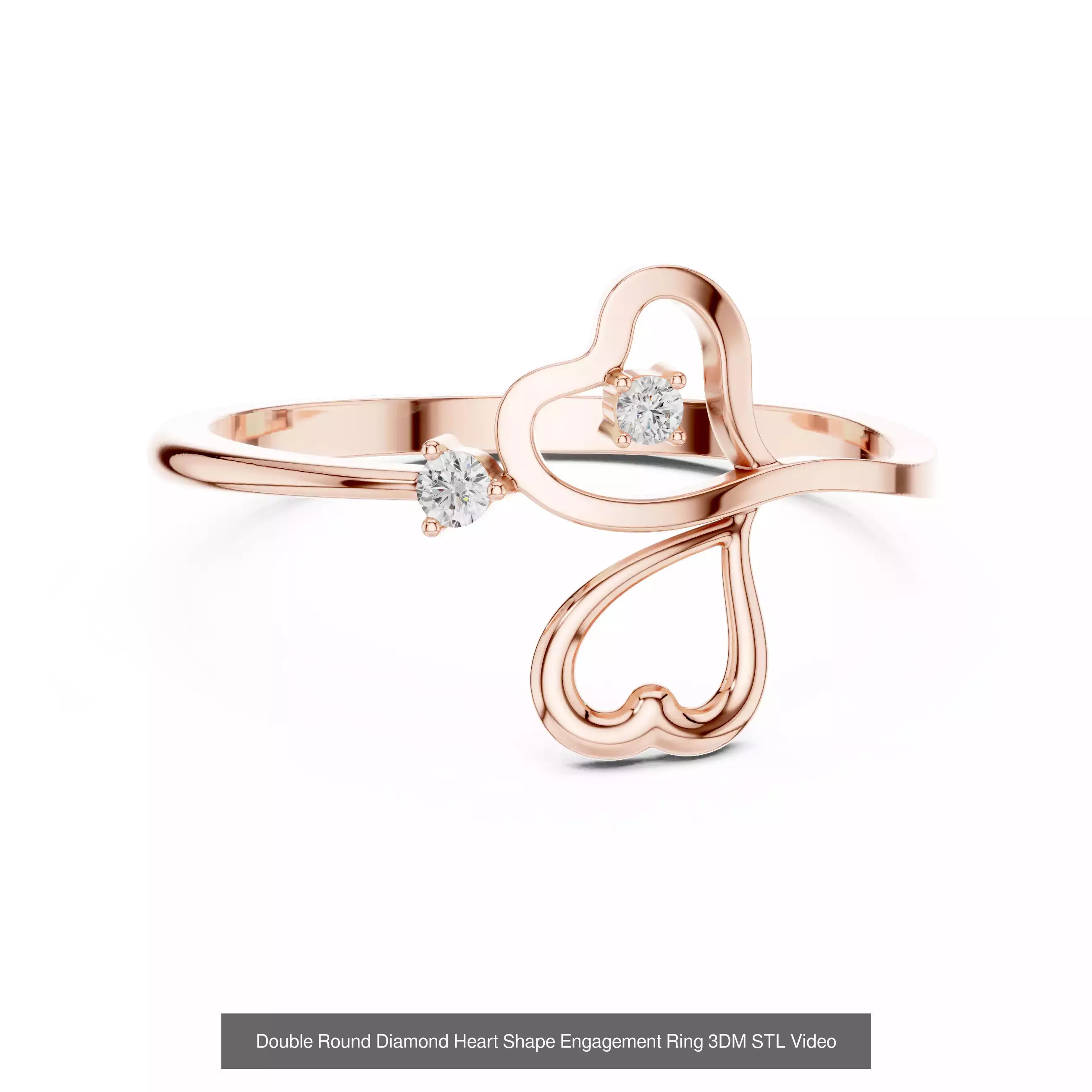 363 Cluster Woman Rings 3DM STL OBJ FBX with 3 COLOR Video 3D Model Collection_55