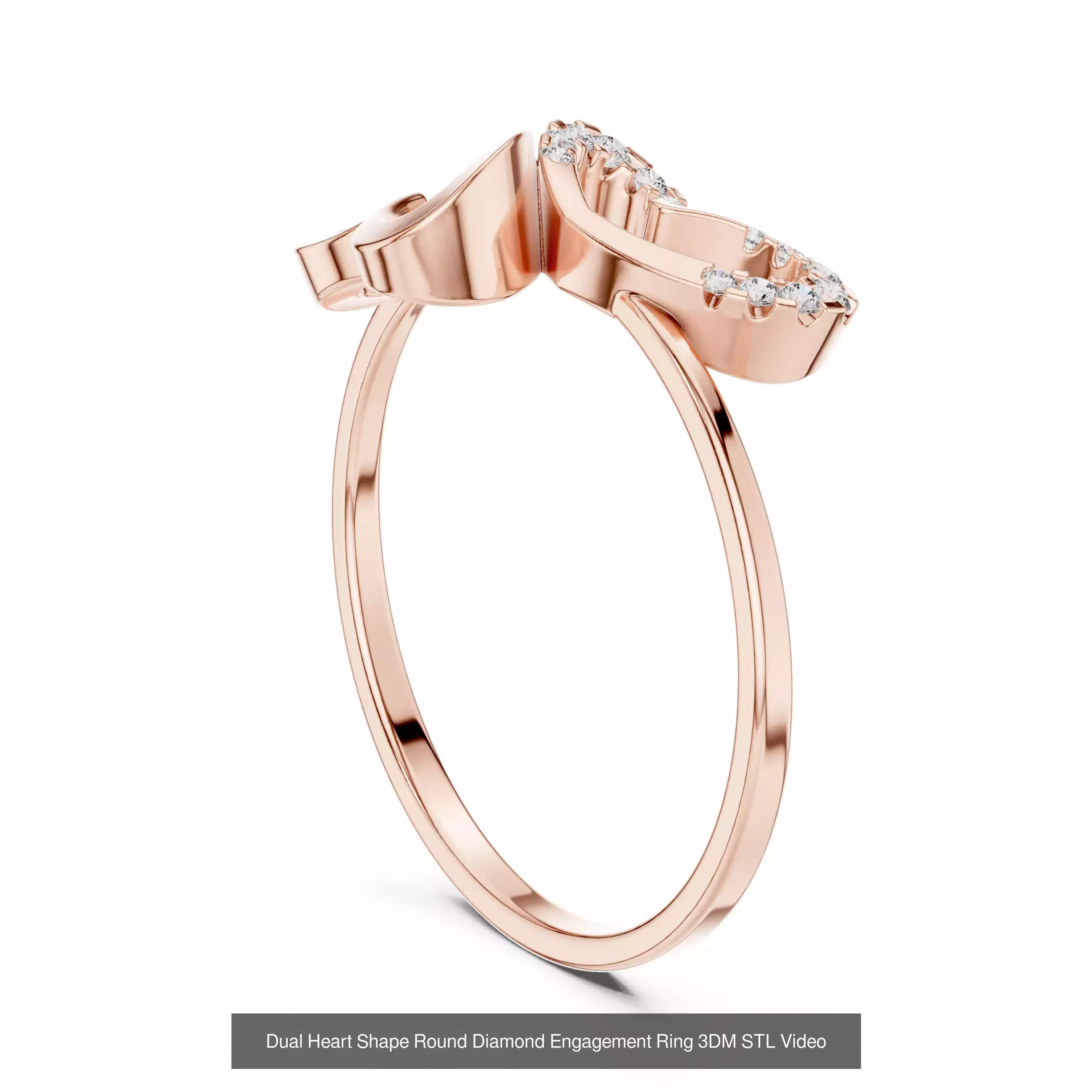 363 Cluster Woman Rings 3DM STL OBJ FBX with 3 COLOR Video 3D Model Collection_161